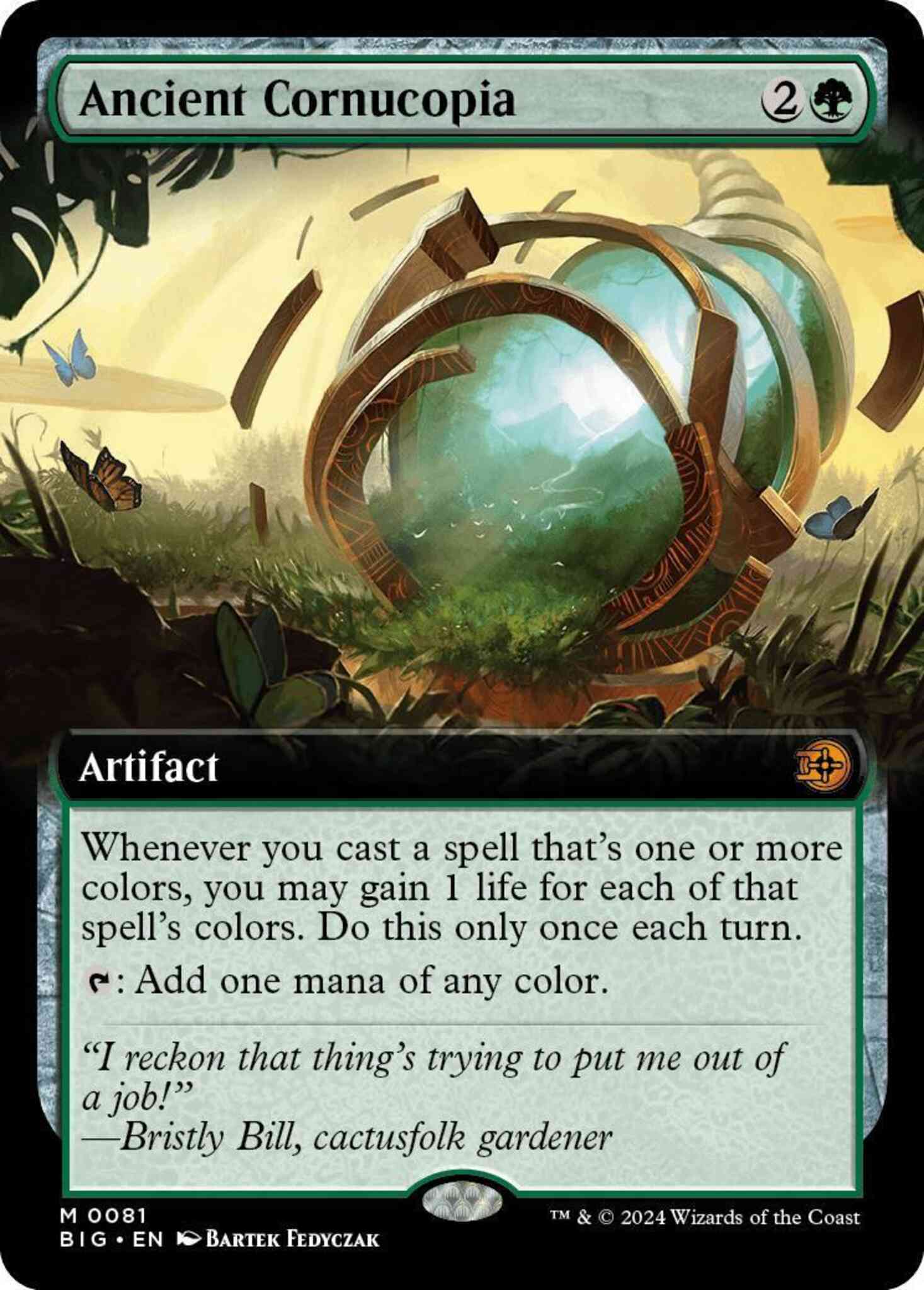 Ancient cornucopia 81 – Magic Ancient Cornucopia [81] [Extended Art] [The Big Score] [Non-Foil]