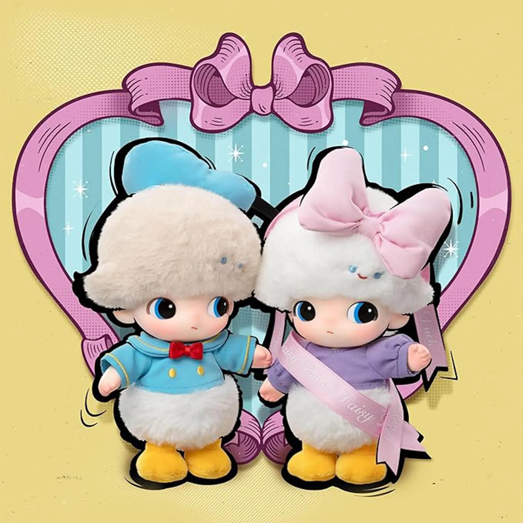 Pop Mart Labubu Dimoo World x Disney Series Vinyl Plush Keychain Sealed Case (Case of 6) - view 6