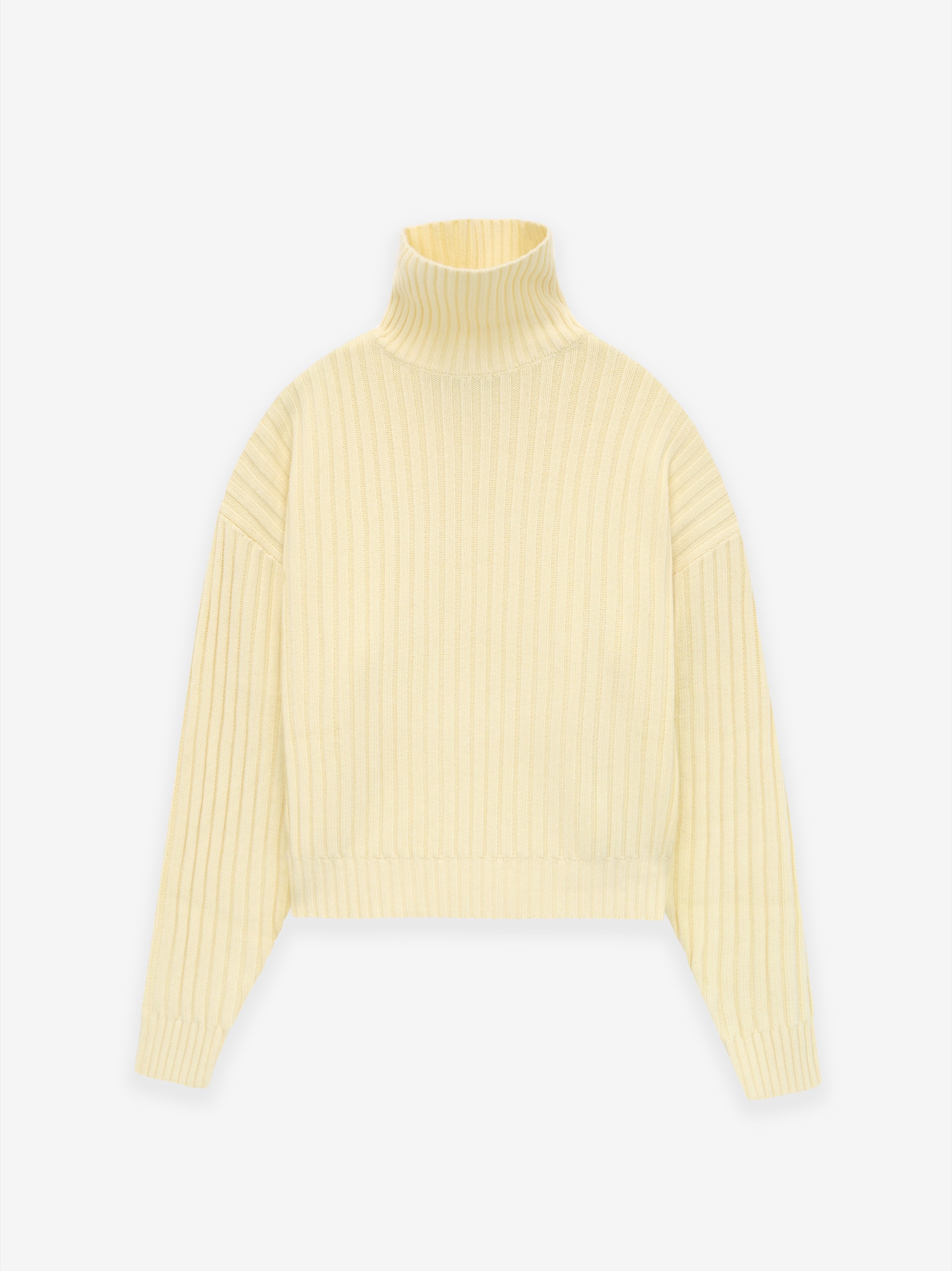 ESSENTIALS Womens Turtleneck – Garden Yellow