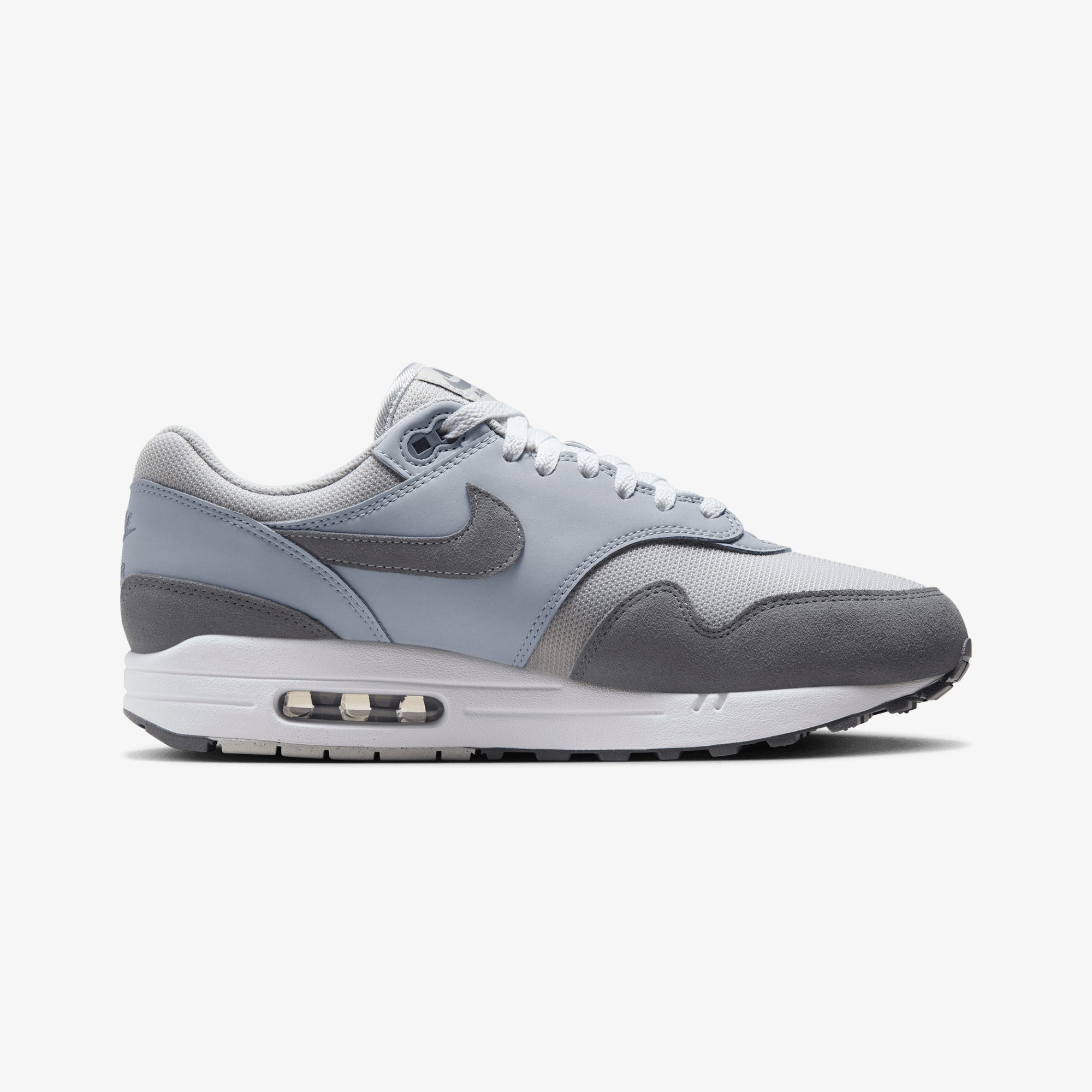 Nike | Air Max 1 { Photon Dust/smoke Grey-wolf Grey-white
