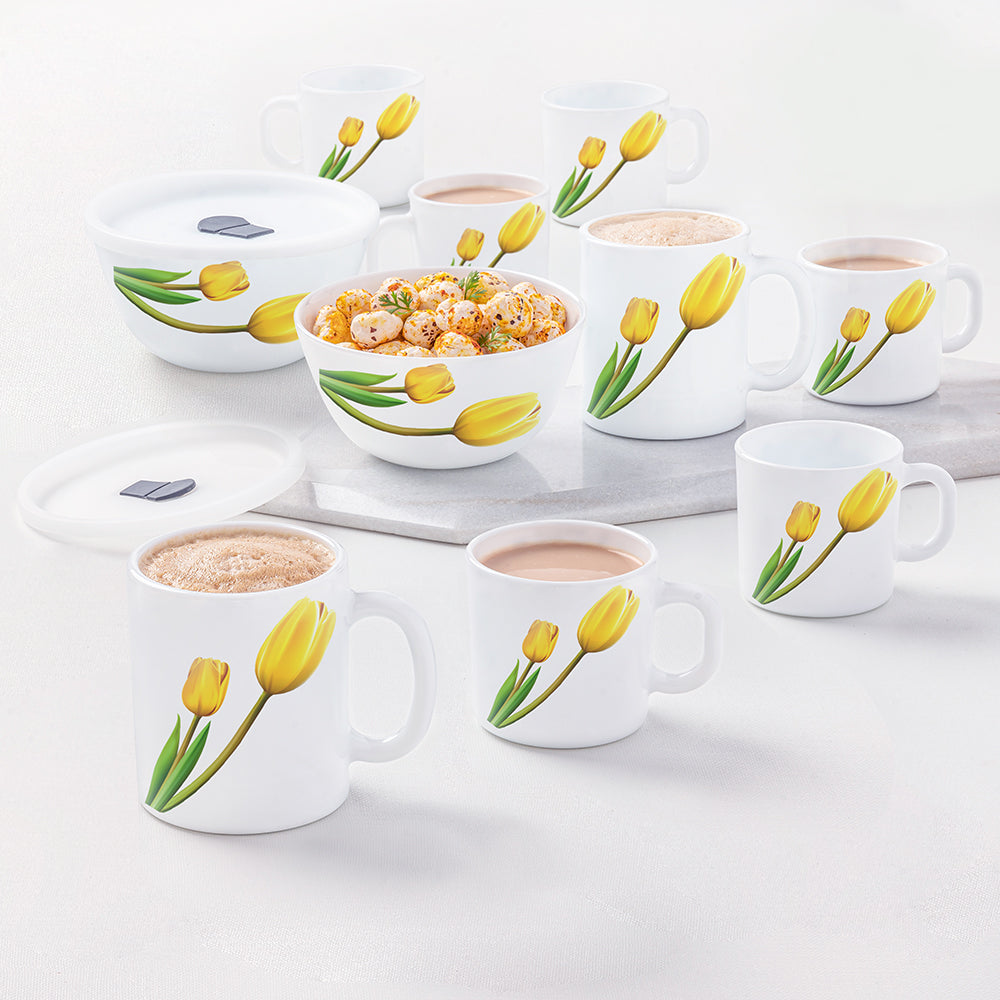 My Borosil Larah by Borosil Lyana Snack Set w Mugs