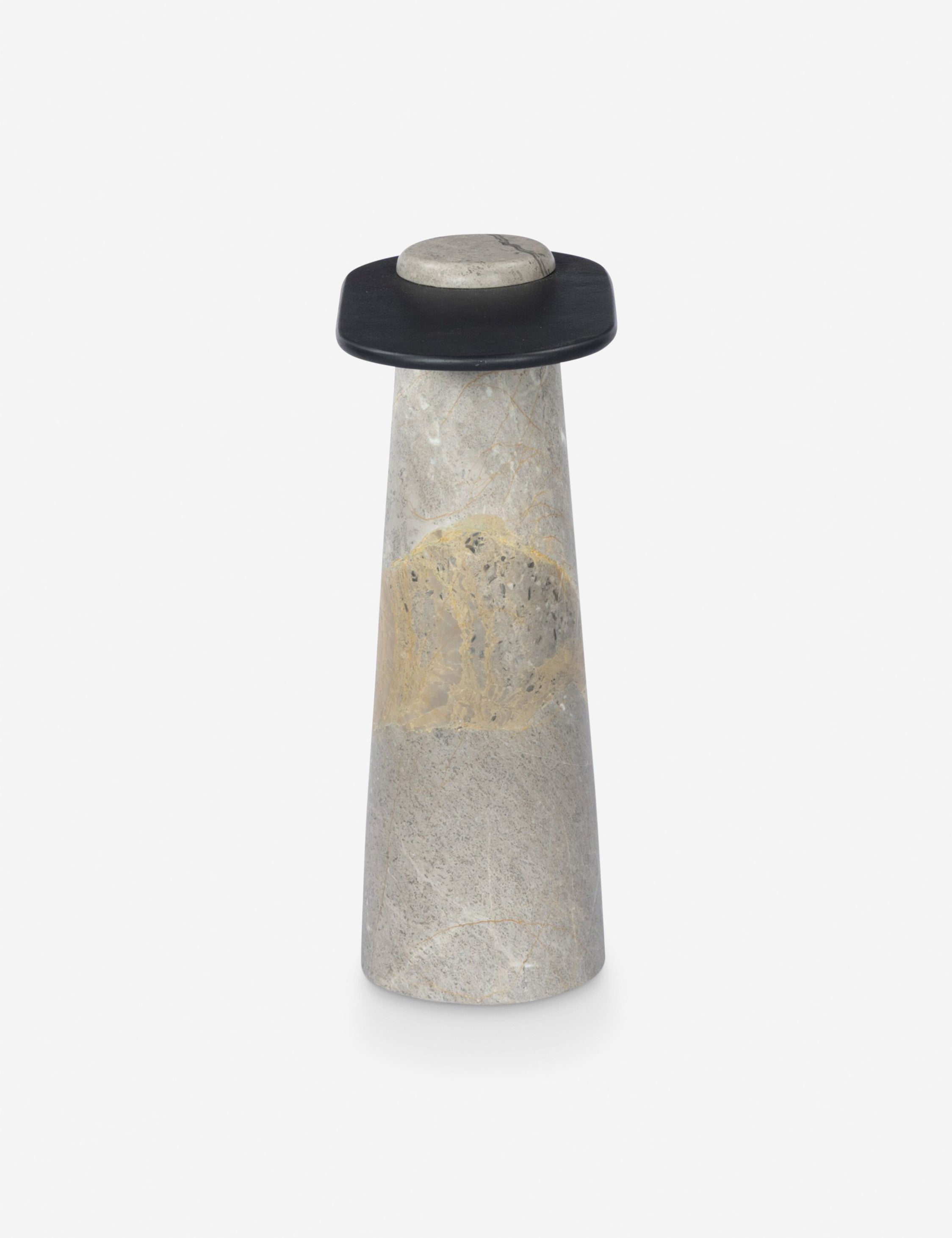 Lulu and Georgia Nao Side Table – Grey Marble