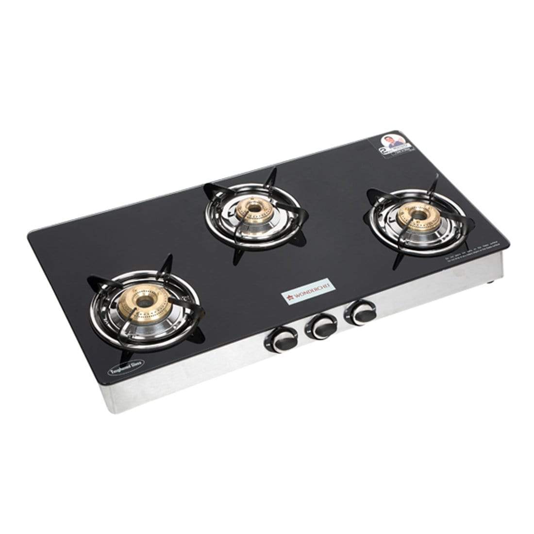 Wonderchef Zest 3 Burner Glass Cooktop - view 7