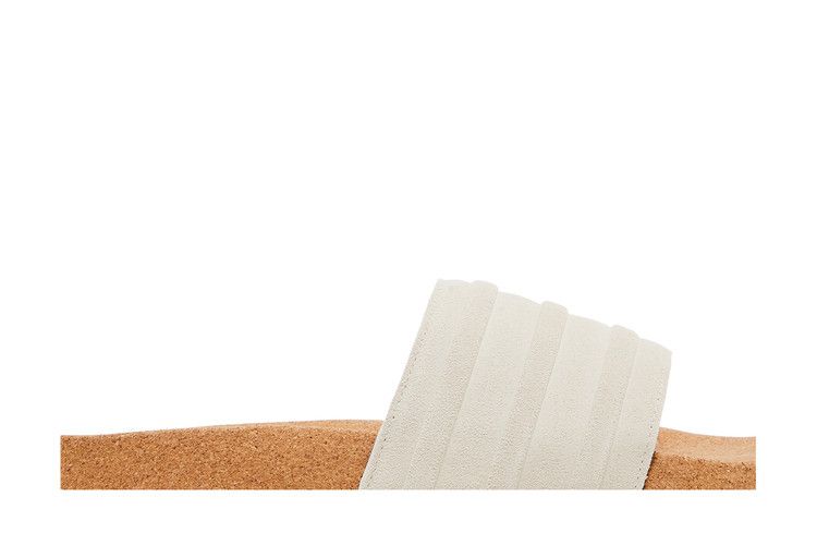 adidas adilette Premium Slides Wonder White Cork - view 2