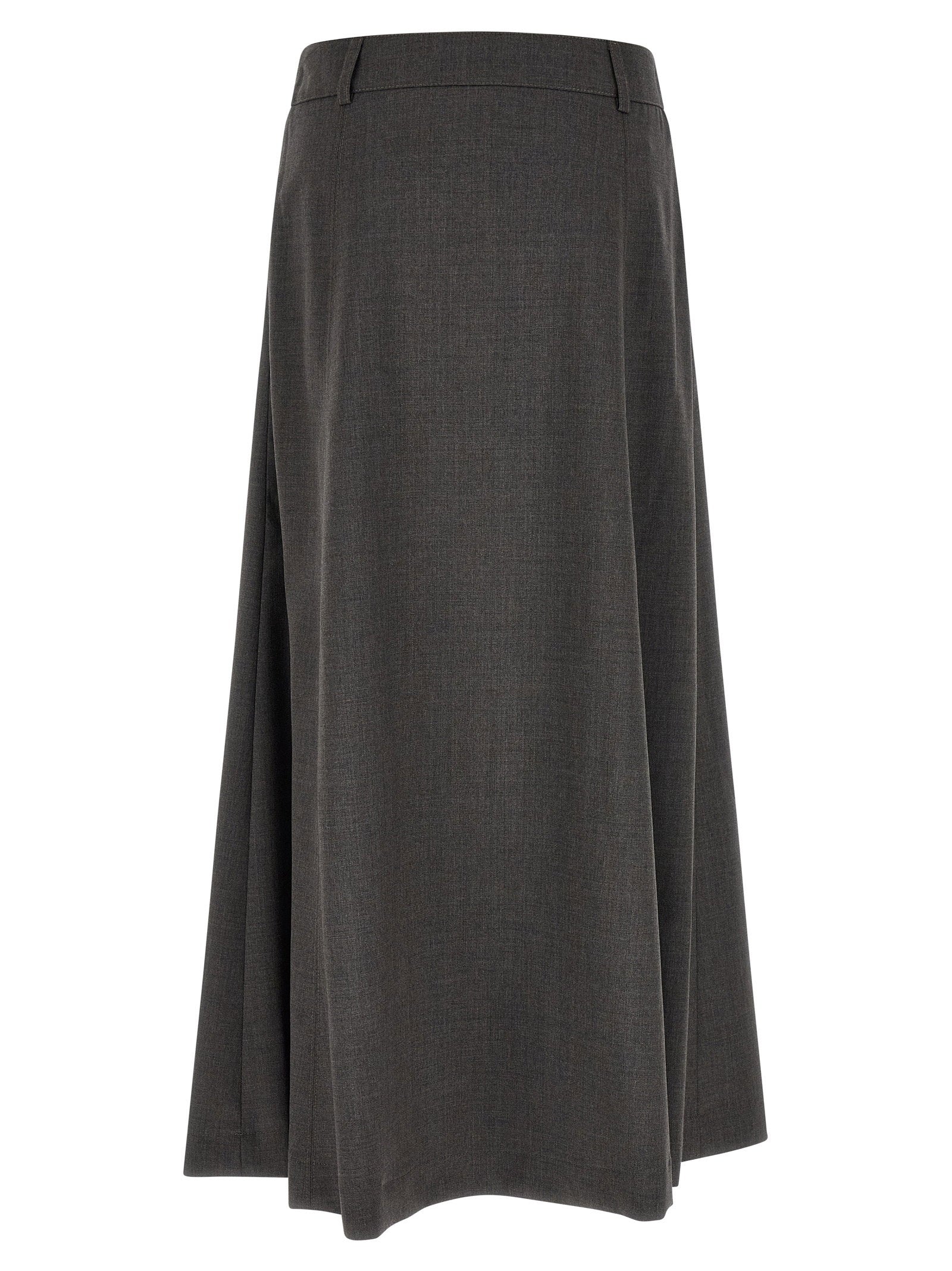 Peserico Flared Skirt With Loops - view 2