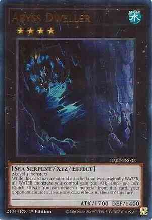 Yu-Gi-Oh! Abyss Dweller - RA02-EN033 - Ultra Rare - 1st Edition