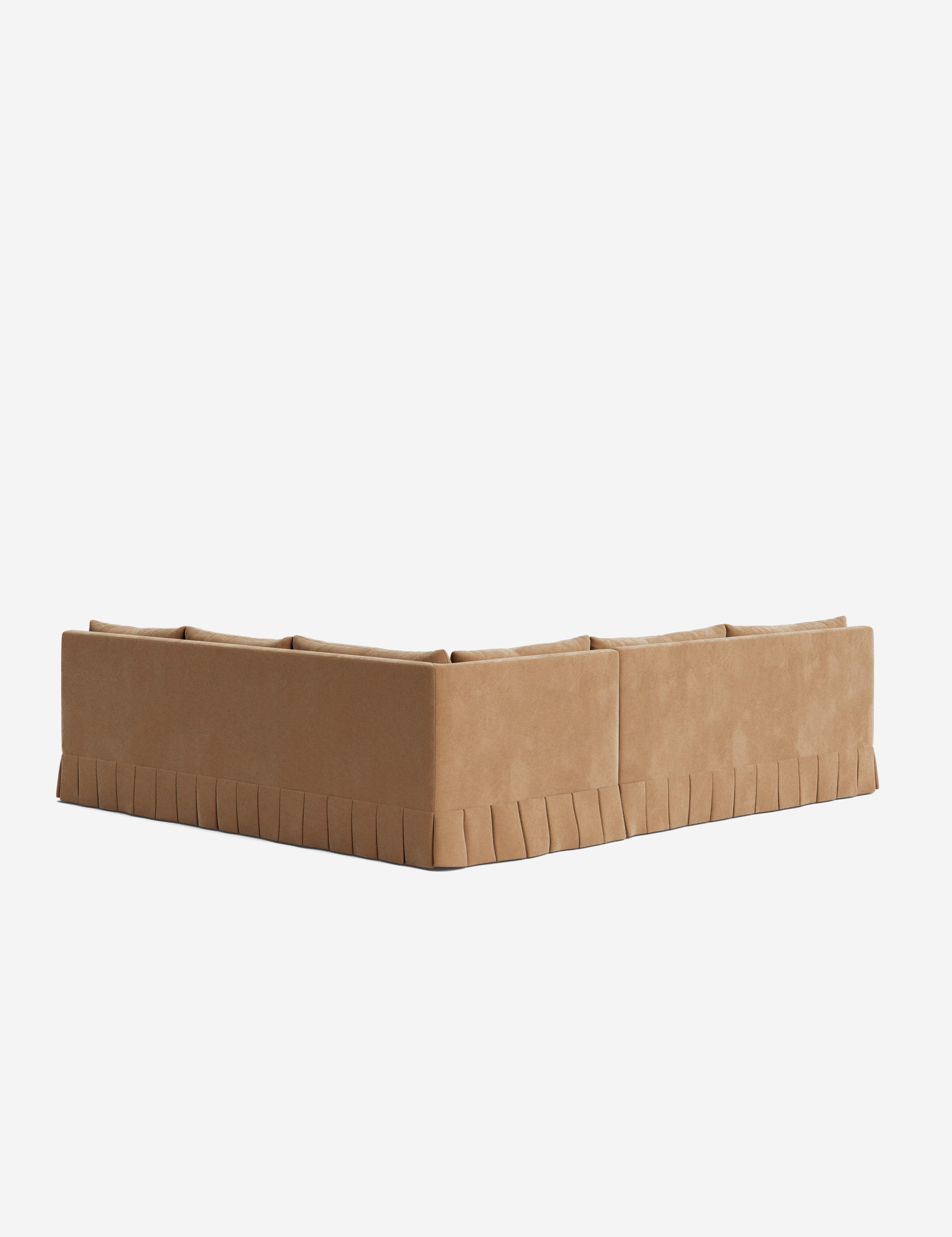 Lulu and Georgia Portola Luxe Depth Pleated Corner Sectional Sofa - view 210