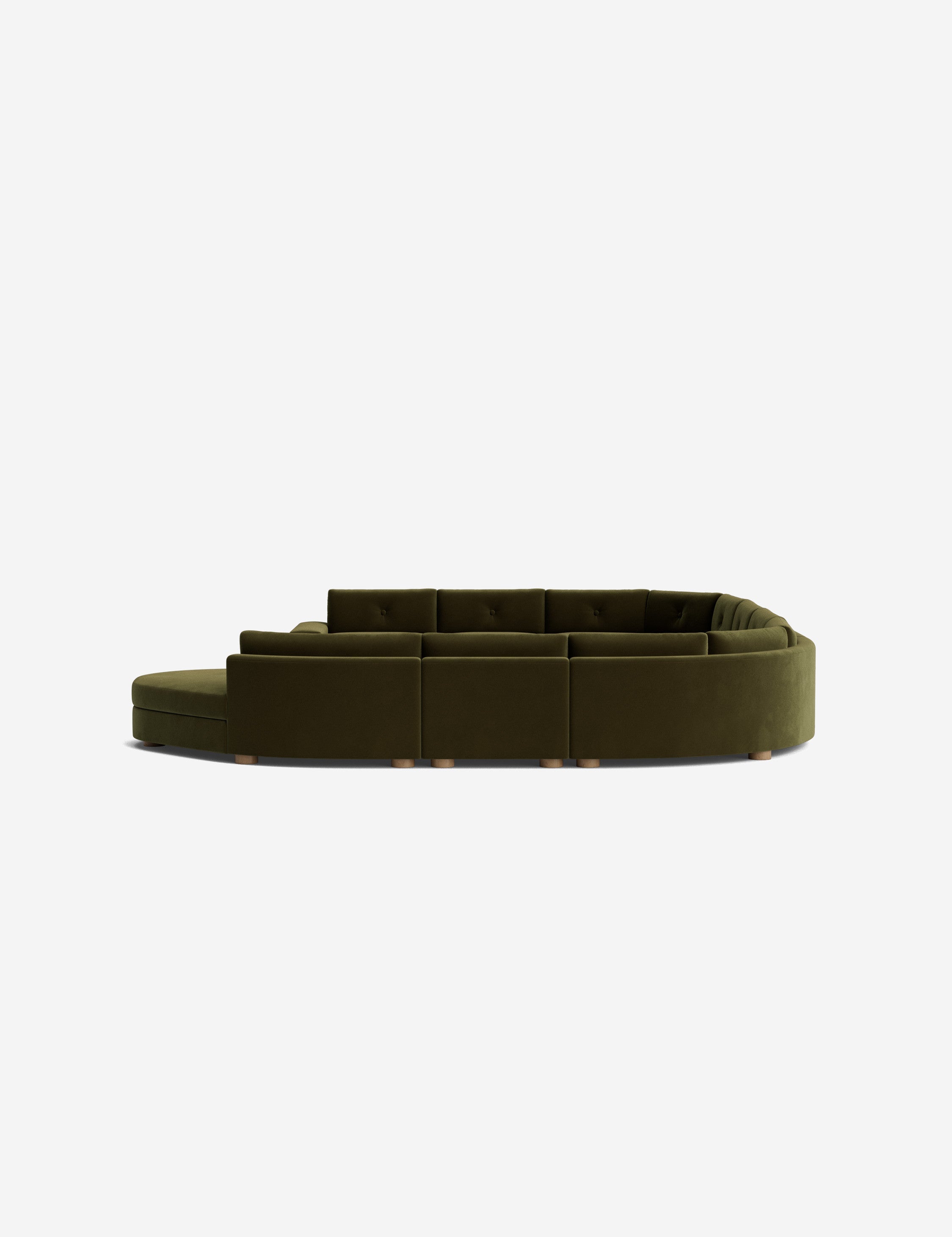 Lulu and Georgia Hill Modular U-Shaped Sectional Sofa - view 53