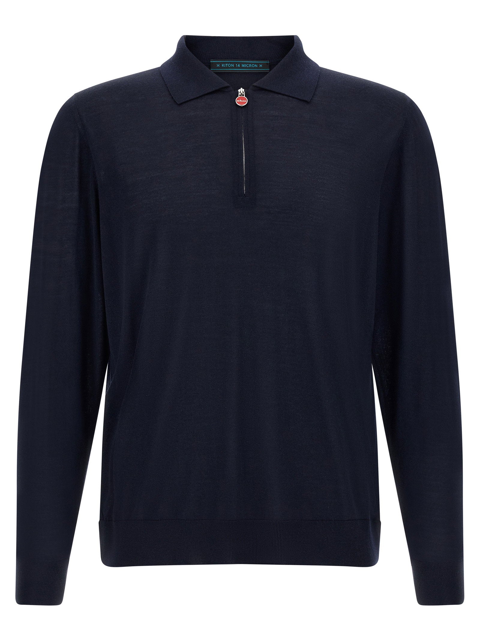 Kiton Wool Polo Shirt 14 Microns – 100% wool