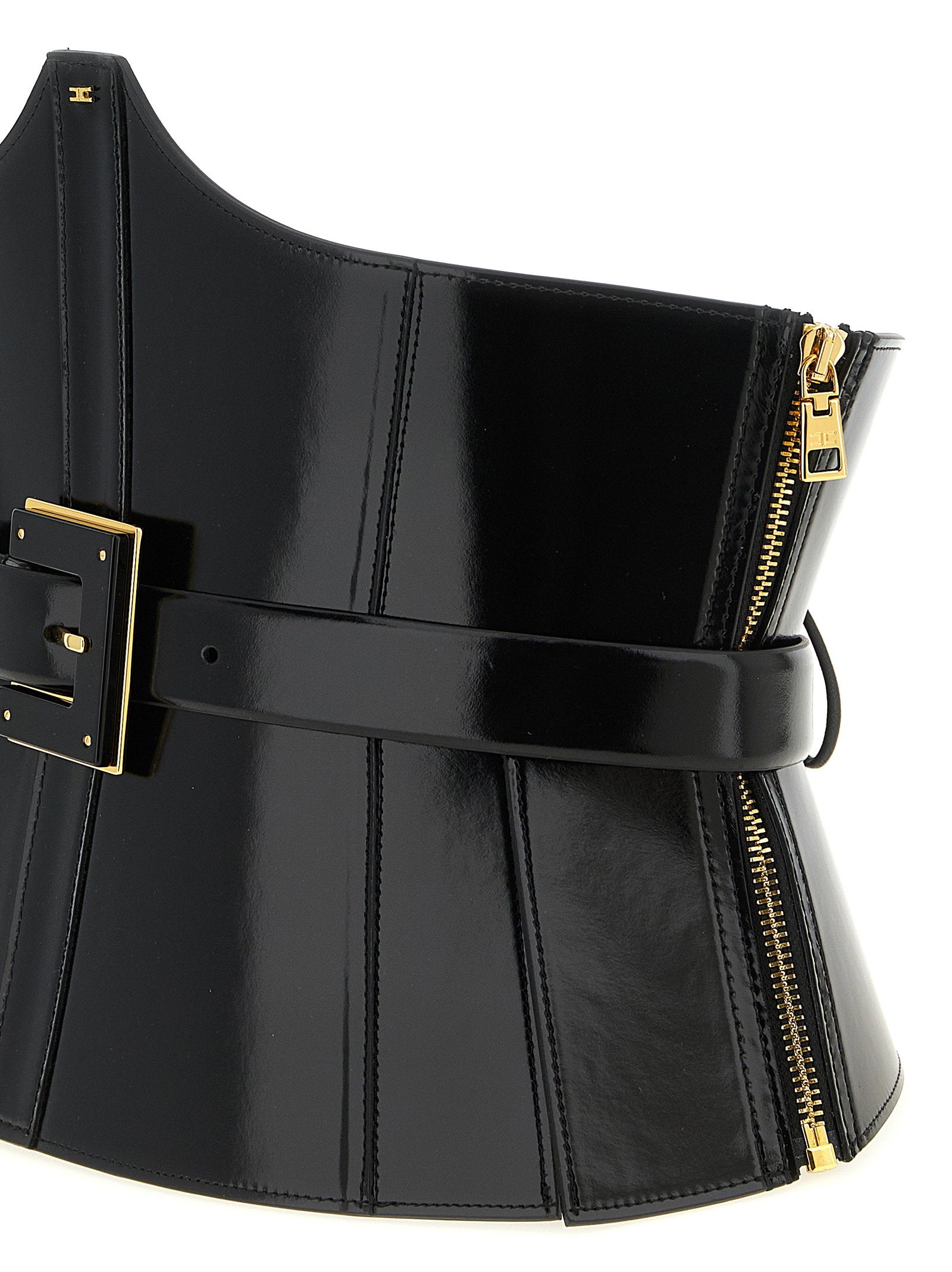 Elisabetta Franchi Corset Belt – 100% leather - view 3