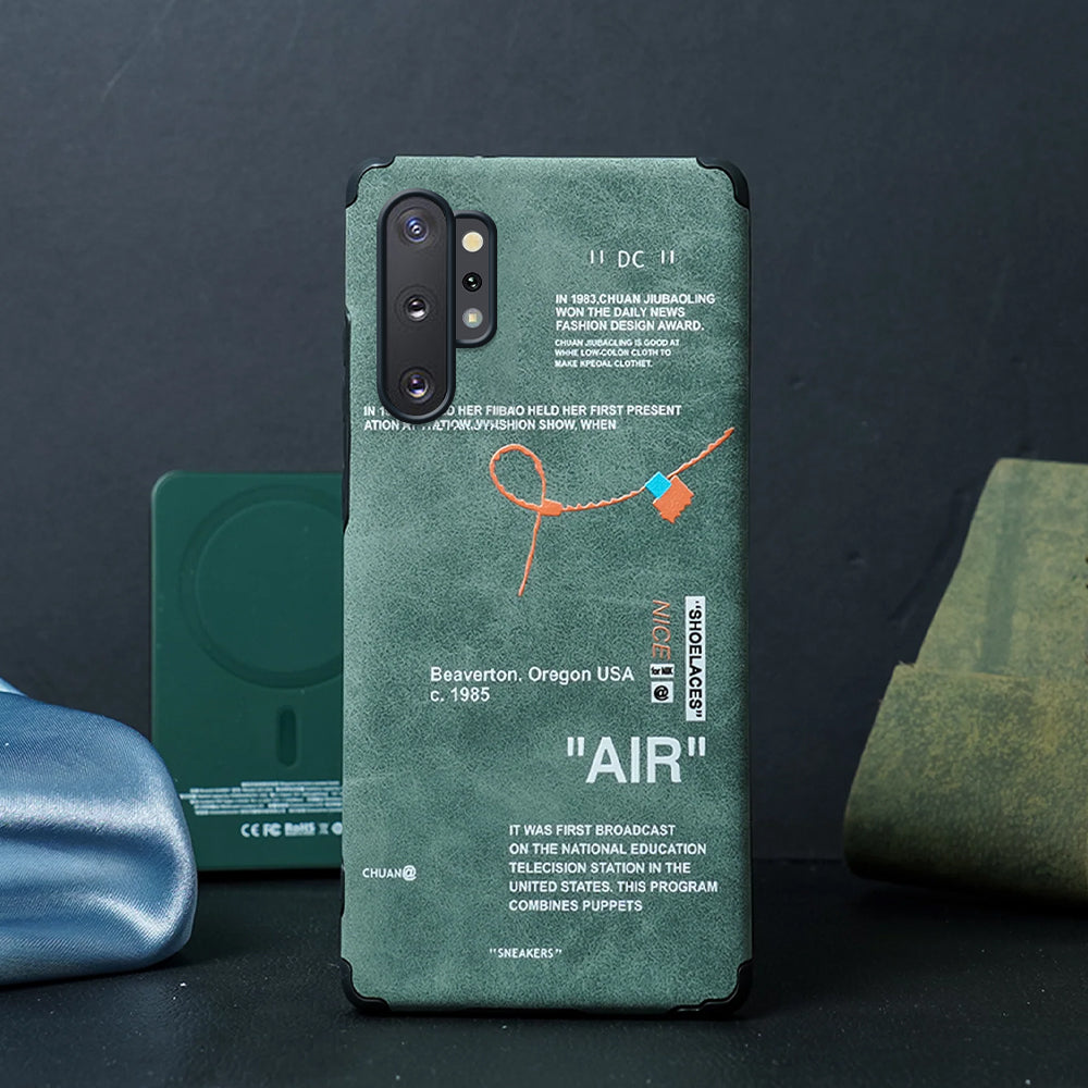 Samsung Galaxy Series Sneaker Label Leather Edge Case - view 17