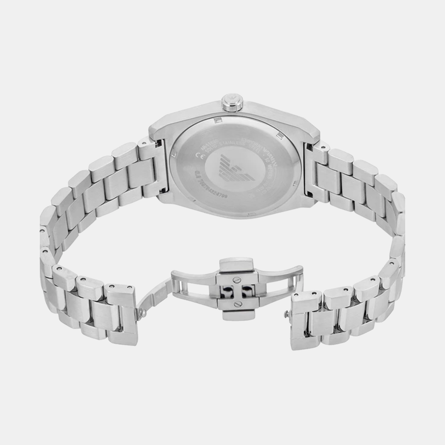Emporio Armani Federico Men Quartz Blue Dial Analog Stainless Steel Watch AR11620 - view 3