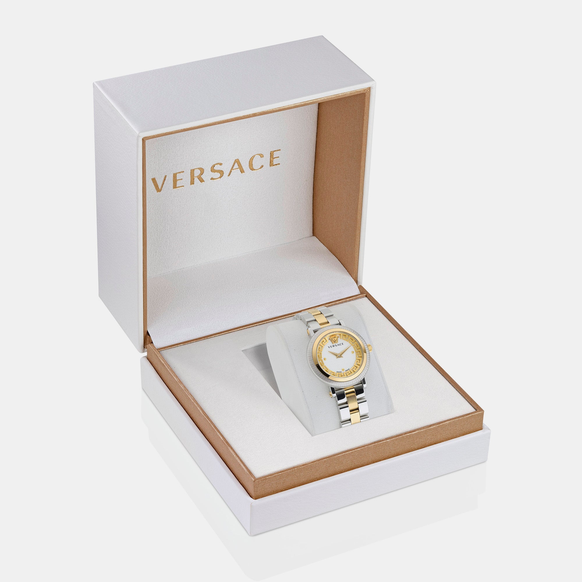Versace Greca Flourish Women Quartz White Dial Analog Stainless Steel Watch VE7F00423 - view 4