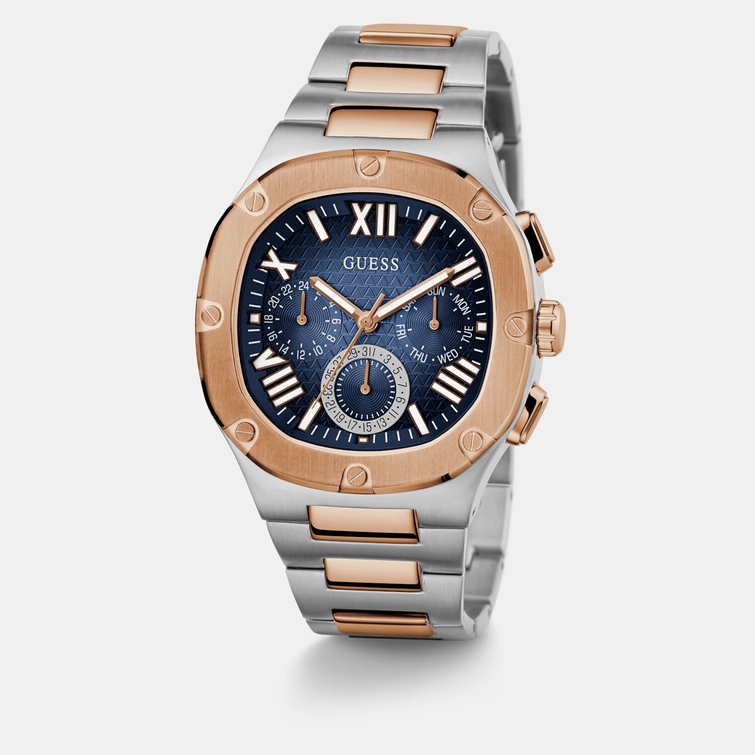 Guess Headline Men Quartz Blue Dial Chronograph Stainless Steel Watch GW0572G4 - view 3