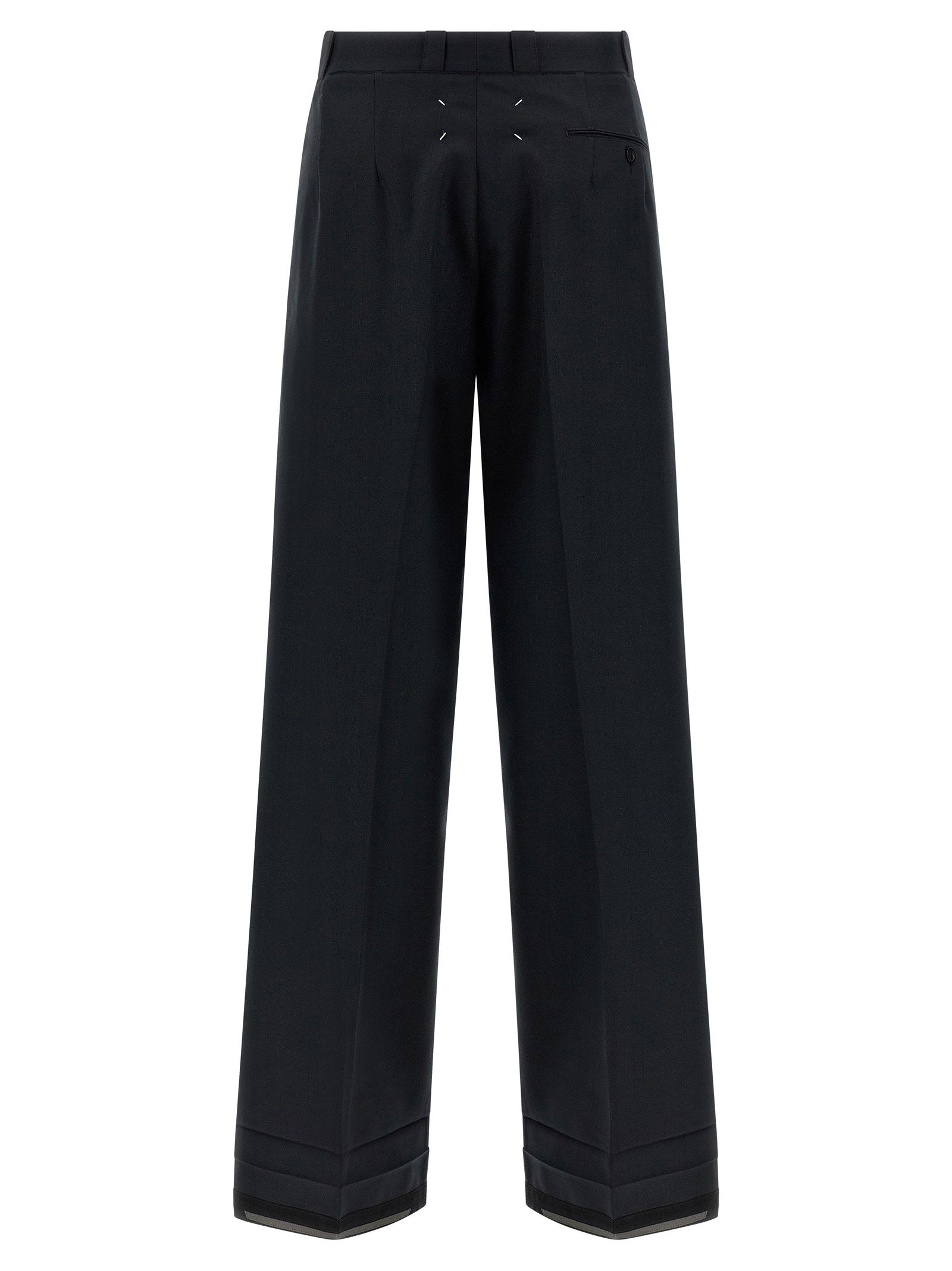 Maison Margiela Herringbone Trousers – 50% wool 50% polyester - view 2
