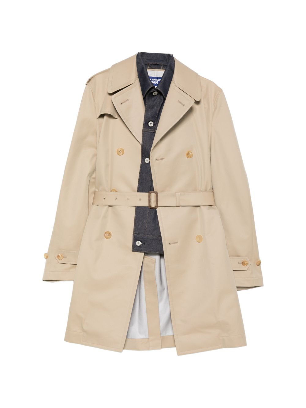 Junya Watanabe Cotton double-breasted coat – Cotton 100%