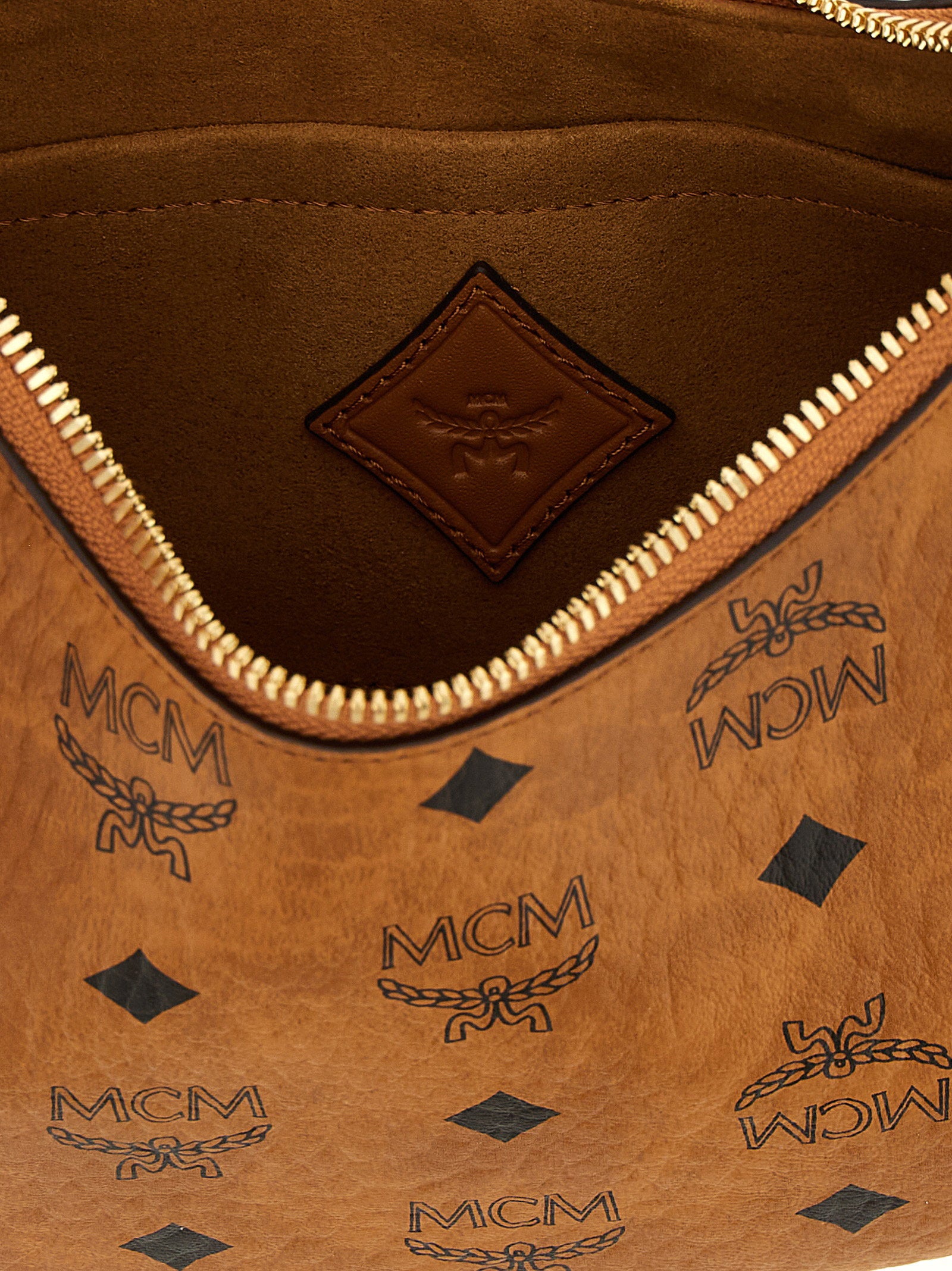 Mcm Aren Crescent Hobo Shoulder Bag - view 4