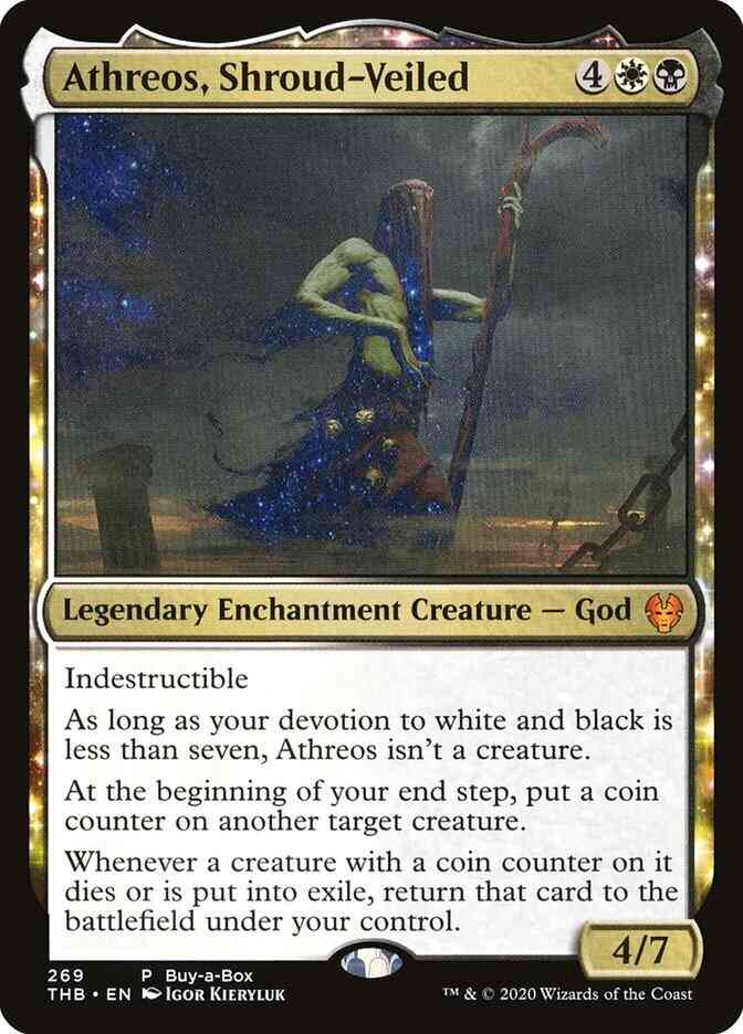 Athreos shroud-veiled 269 – Magic Athreos, Shroud-Veiled [269] [Theros Beyond Death] [Non-Foil]