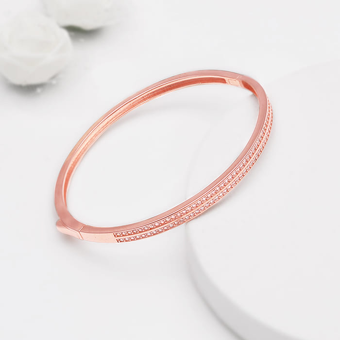GIVA Jewellery Rose Gold Slender Set of Two - view 2