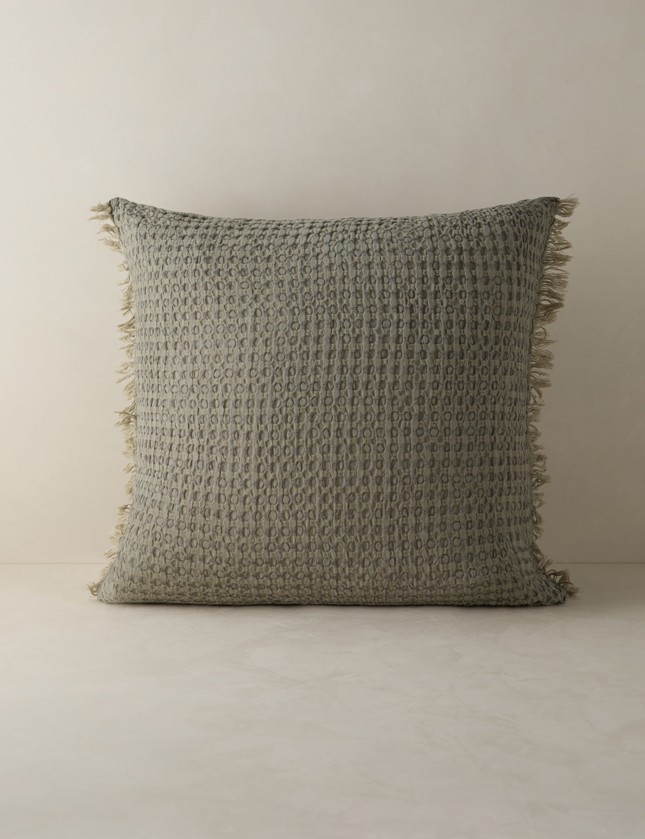Lulu and Georgia Lenora Textured Cotton Linen Sham - view 7