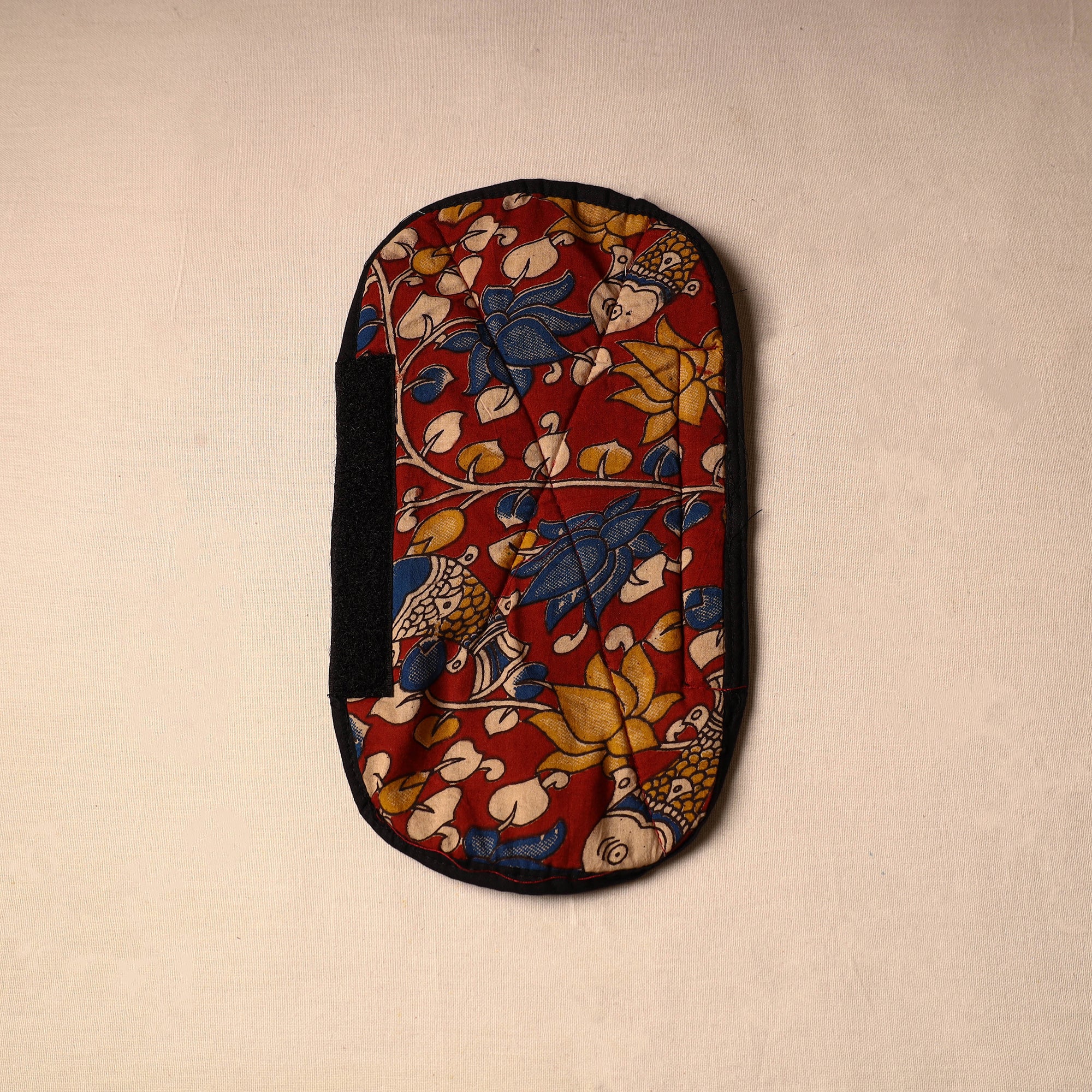 JALPARI Beige - Kalamkari Block Printed Handmade Fridge Handle Cover 29 - view 2