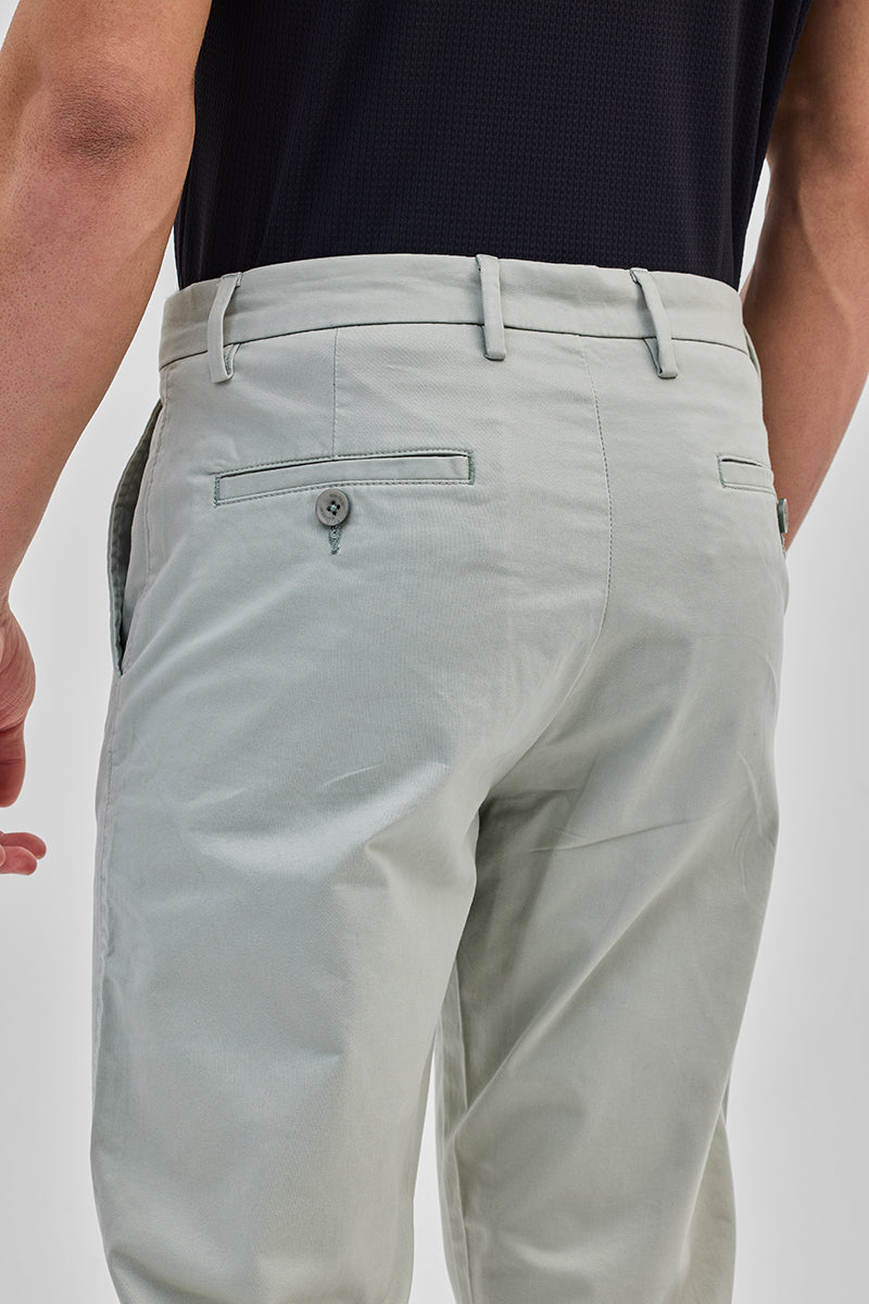 SNITCH Grey Slim Fit Trousers - view 6