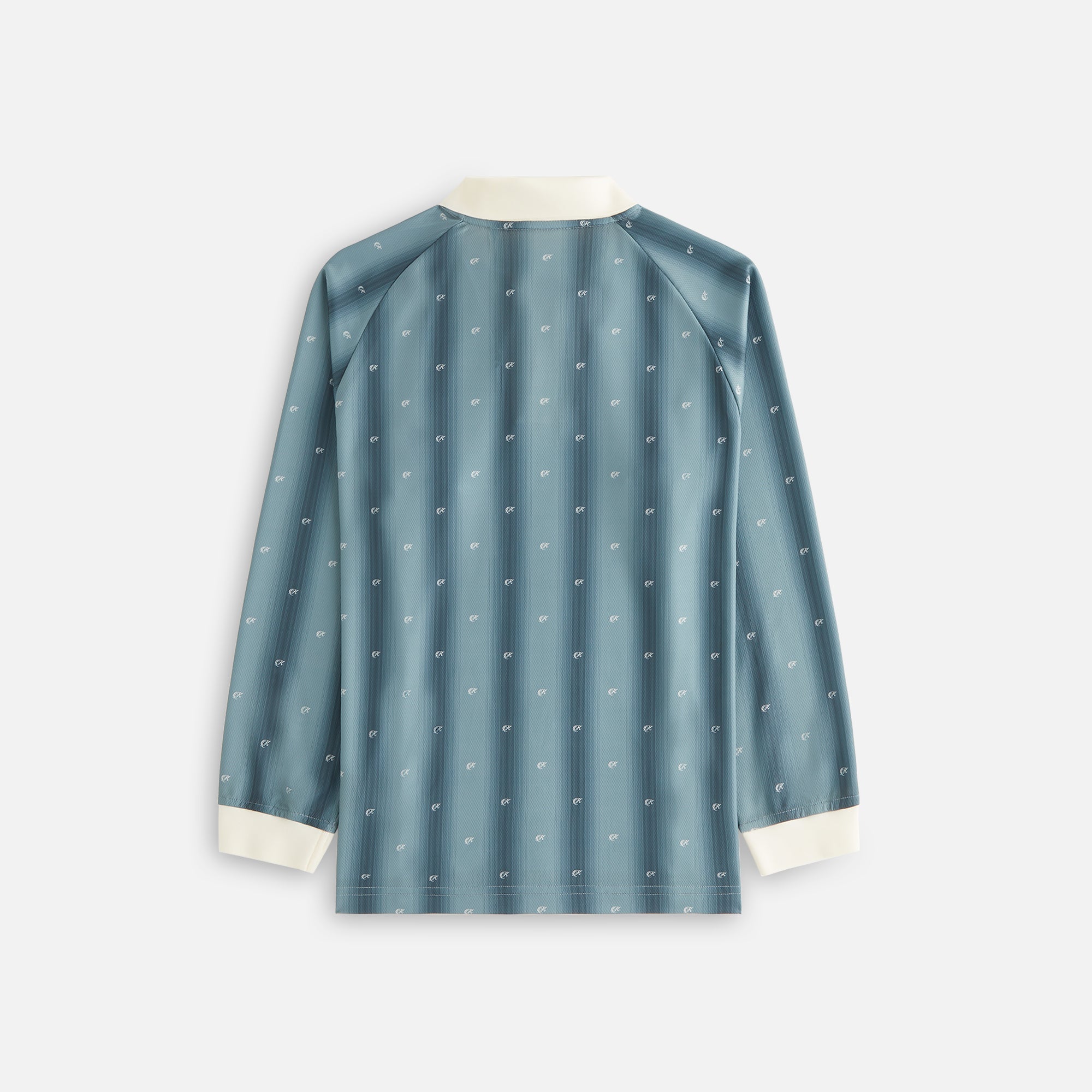 Kith Women Ridley Polo Monogram Long Sleeve Jersey - Court - view 3