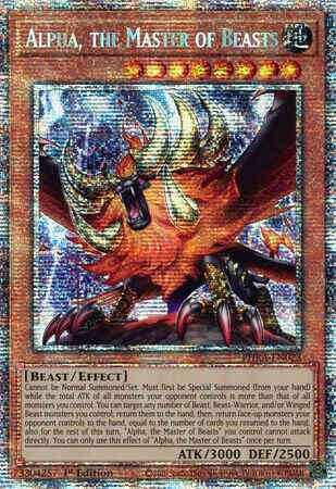 Alpha the master – Yu-Gi-Oh! Alpha, the Master of Beasts - PHRA-EN023 - Starlight Rare - 1st Edition