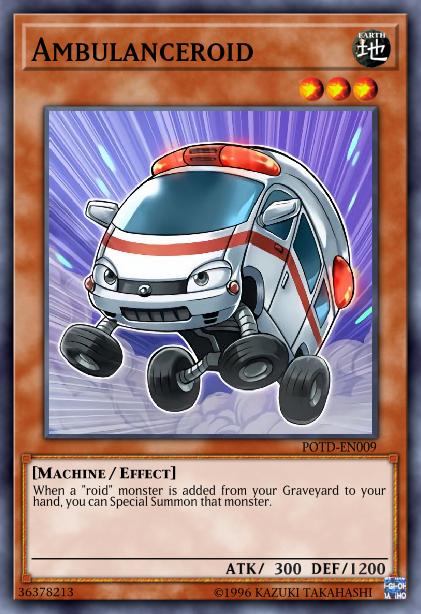 Yu-Gi-Oh! Ambulanceroid - POTD-EN009 - Common - Unlimited