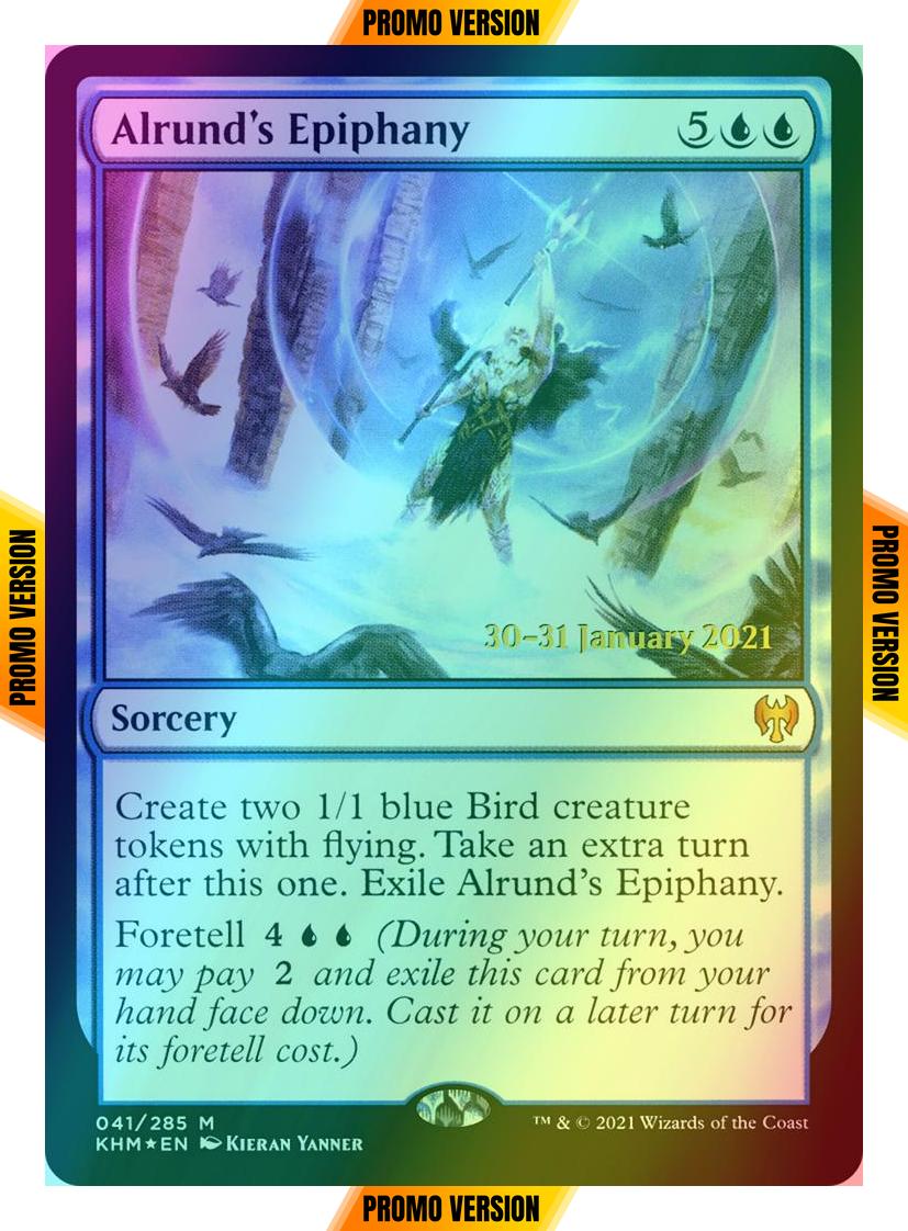 Epiphany prerelease 41s – Magic Alrund's Epiphany [Prerelease] [41s] [Kaldheim Promos] [Foil]