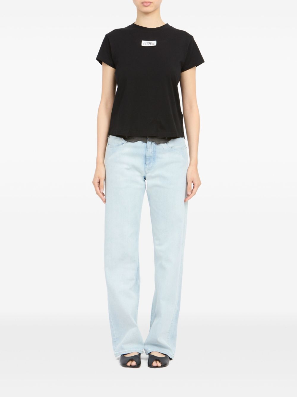 MM6 Maison Margiela Logo cotton t-shirt – Cotton 100% - view 3
