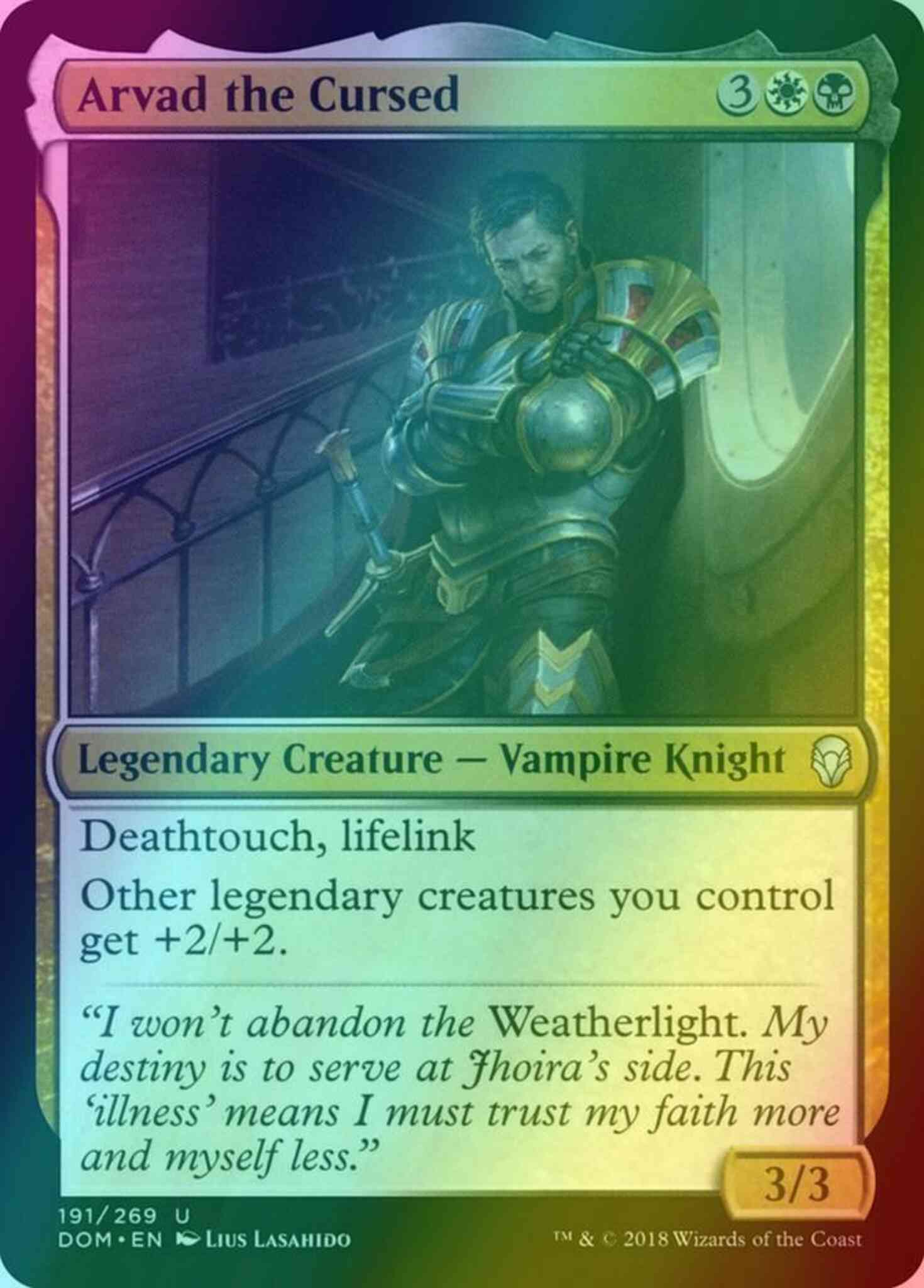 Magic Arvad the Cursed [191] [Dominaria] [Foil]