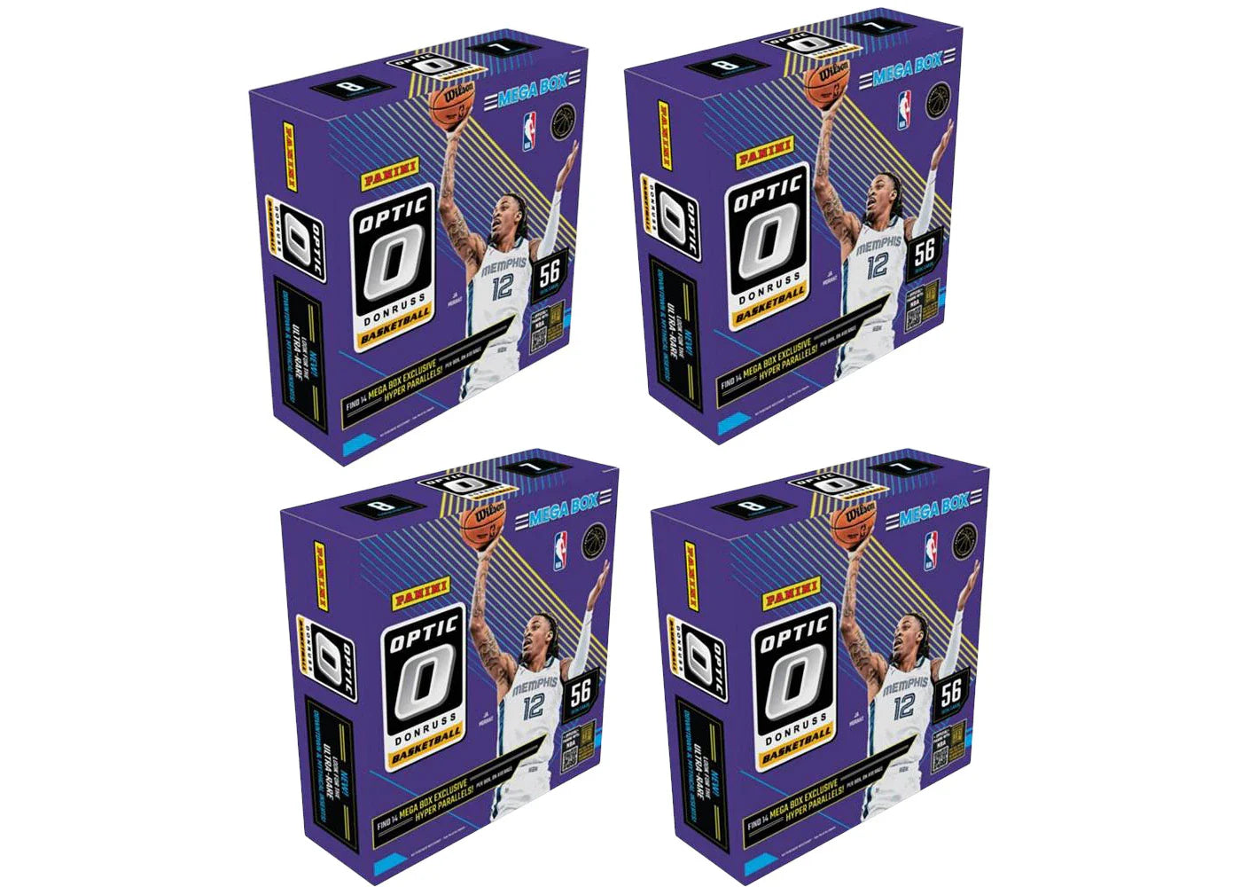 2024-25 Panini Donruss Optic Basketball Mega Box 4x Lot