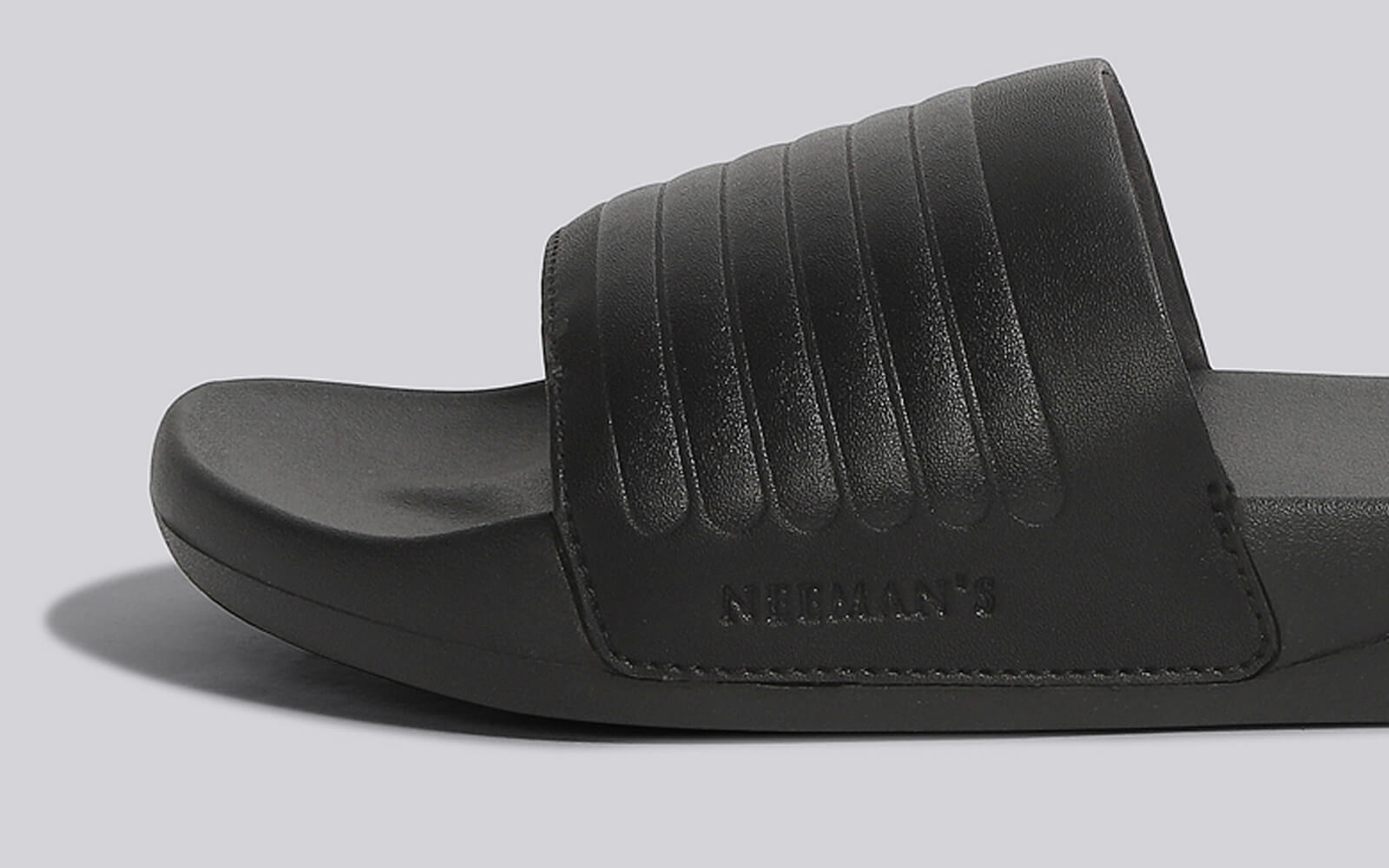 Neeman's FootBed Slides for Women : Black - view 7