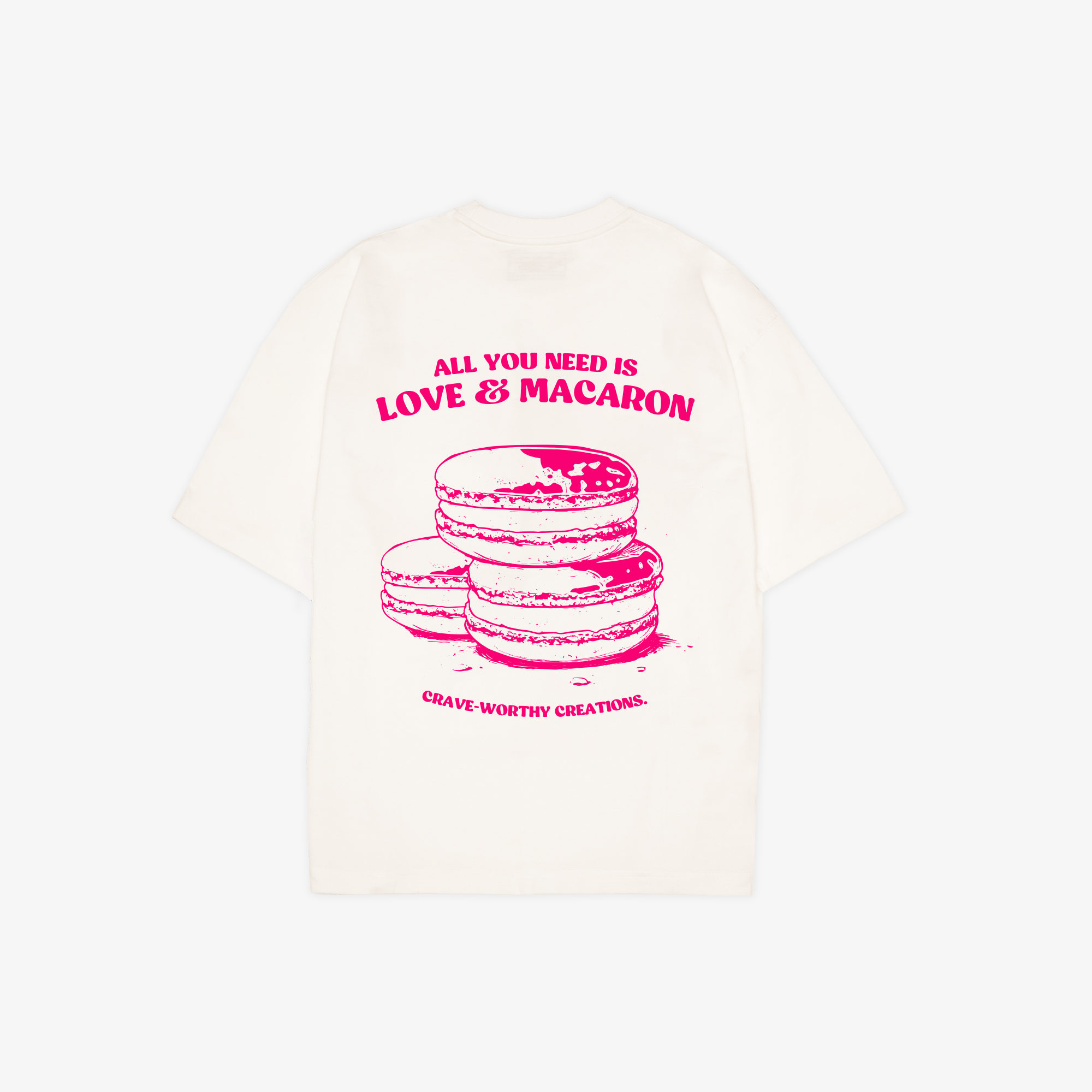 Love macaron tee – Superkicks | Love & Macaron Tee { Off White