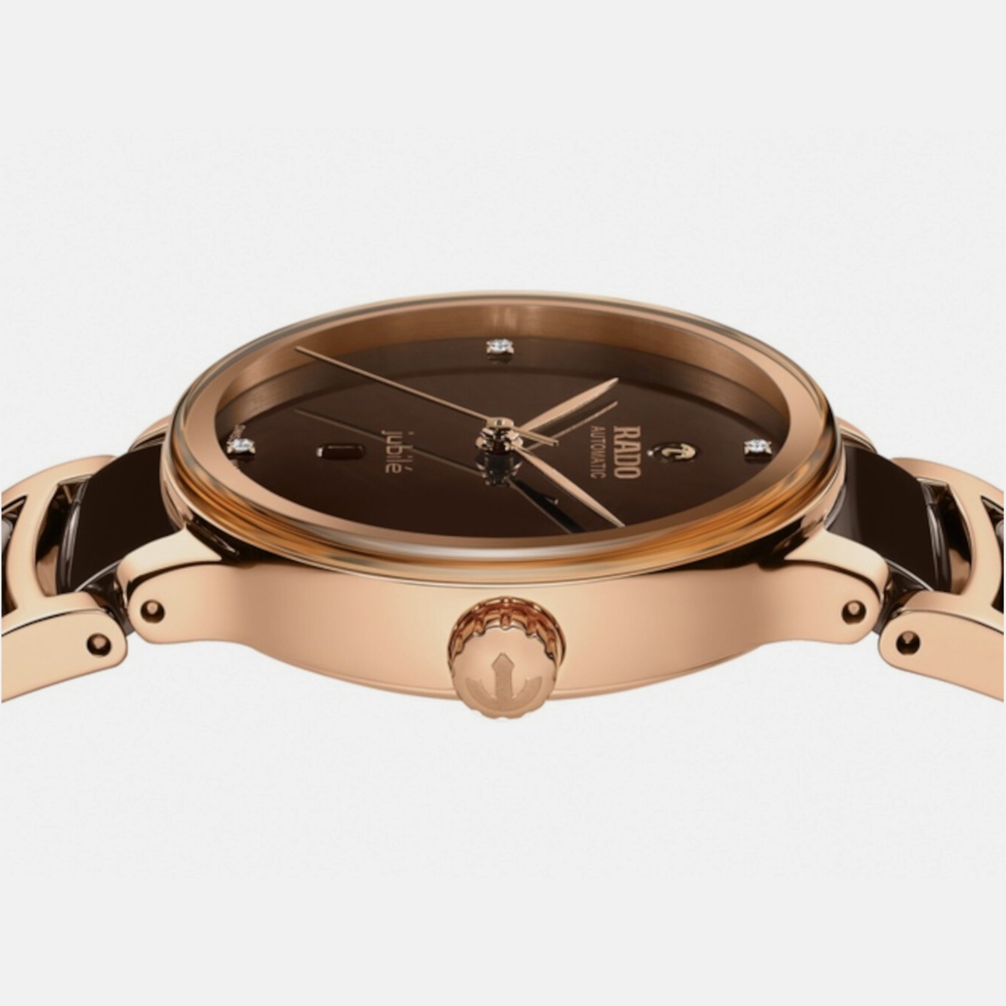 Rado Centrix Women Automatic Brown Dial Analog Stainless Steel Watch R30019712 - view 2