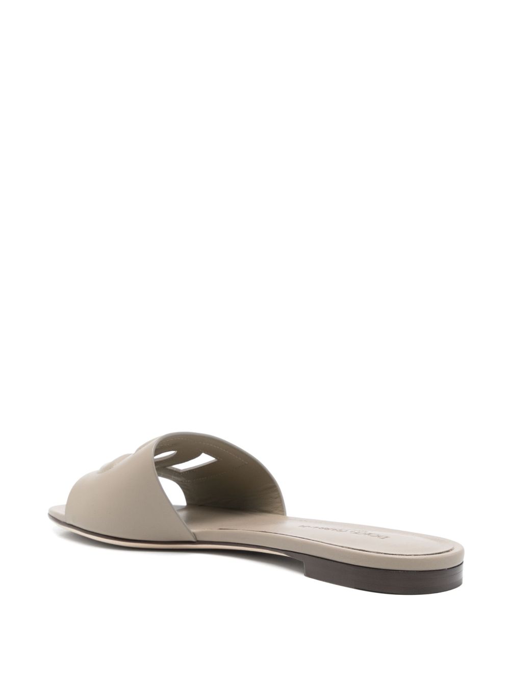 Dolce & Gabbana Sandals GREY – CALFSKIN 100% - view 2