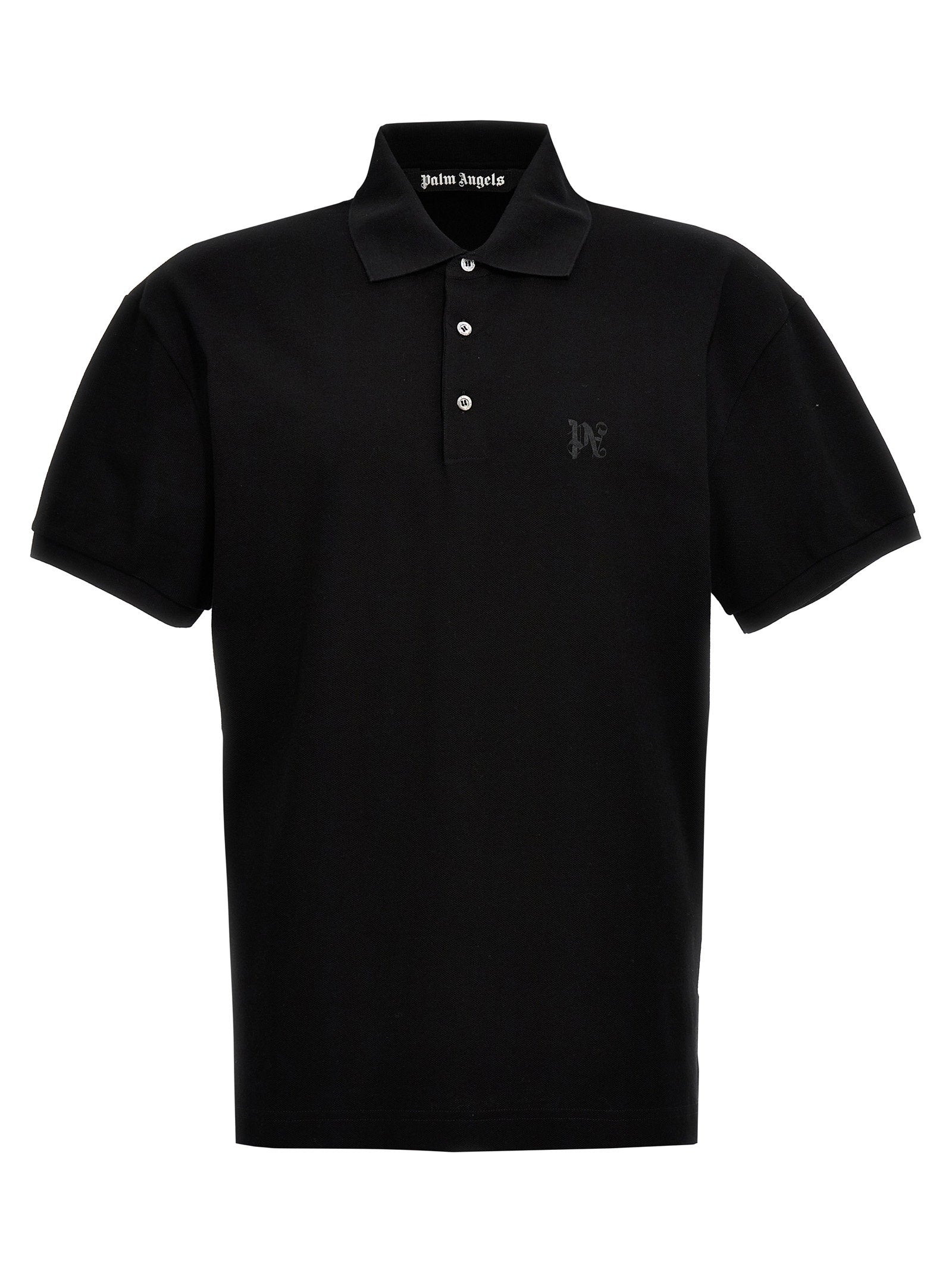 Palm Angels Monogram Polo Shirt – 100% polyester