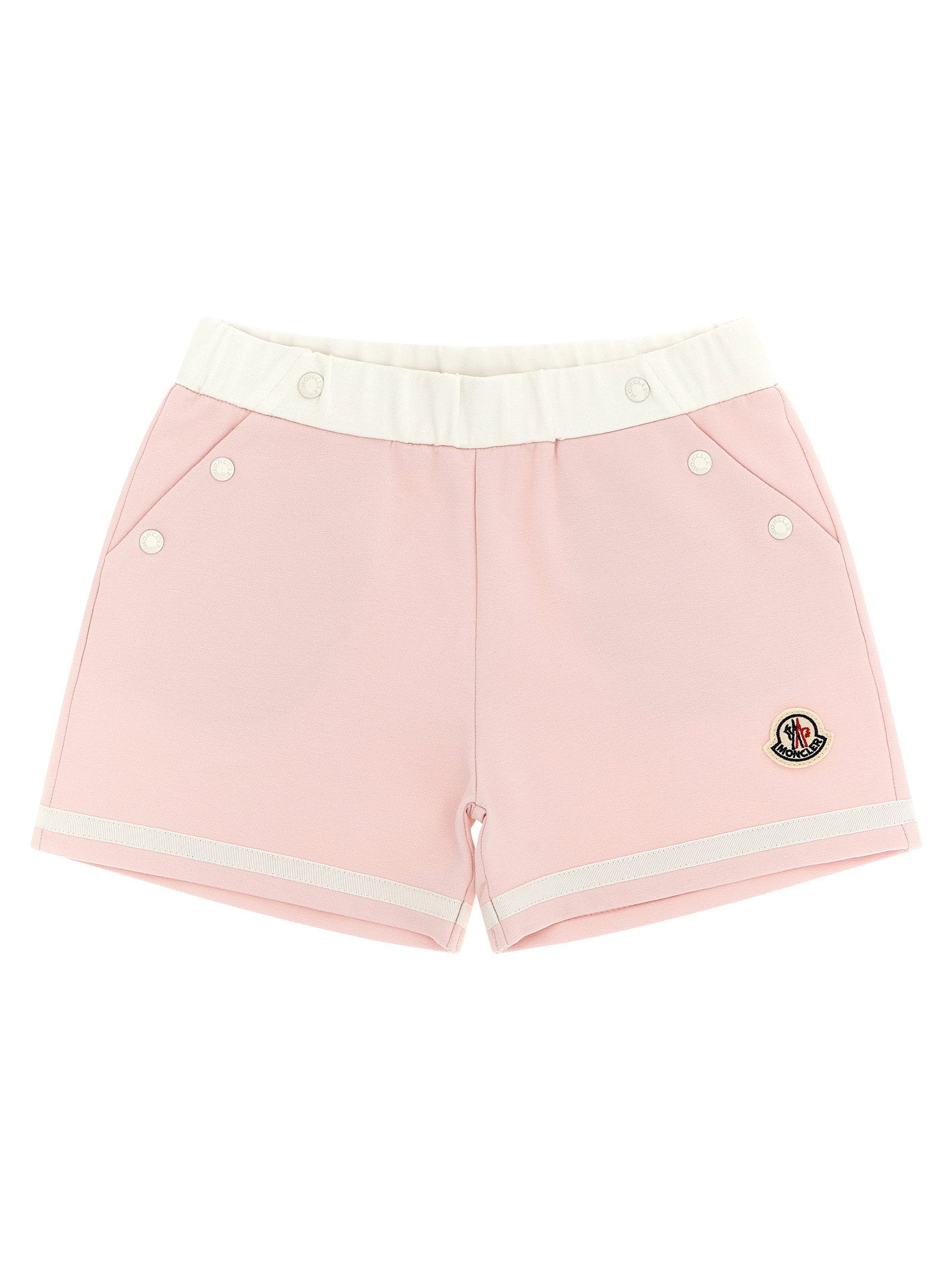 Moncler Enfant Cotton Viscose Bermuda Shorts – 60% viscose, 40% cotton