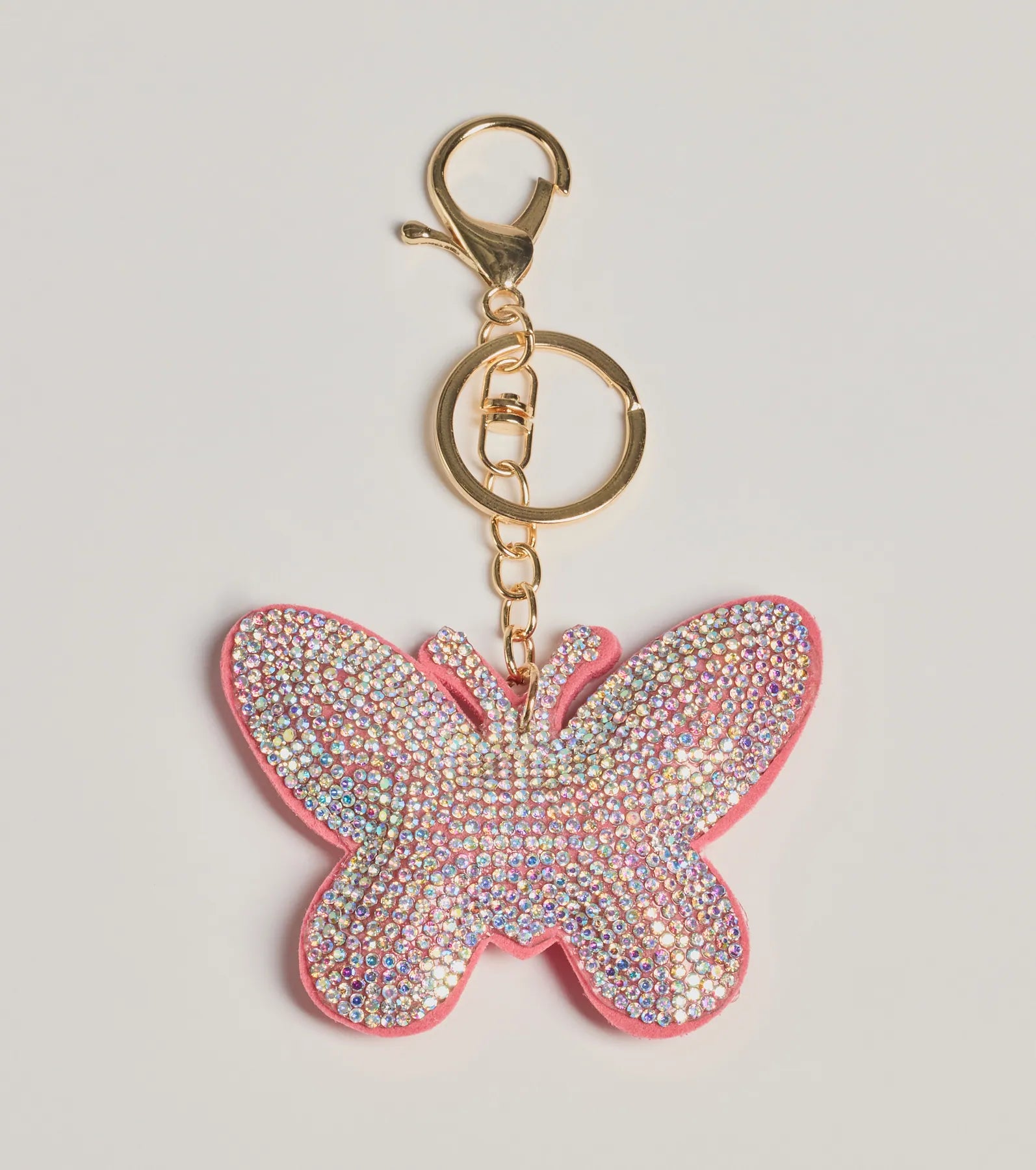 Windsor Whimsical Rhinestone Butterfly Bag Charm