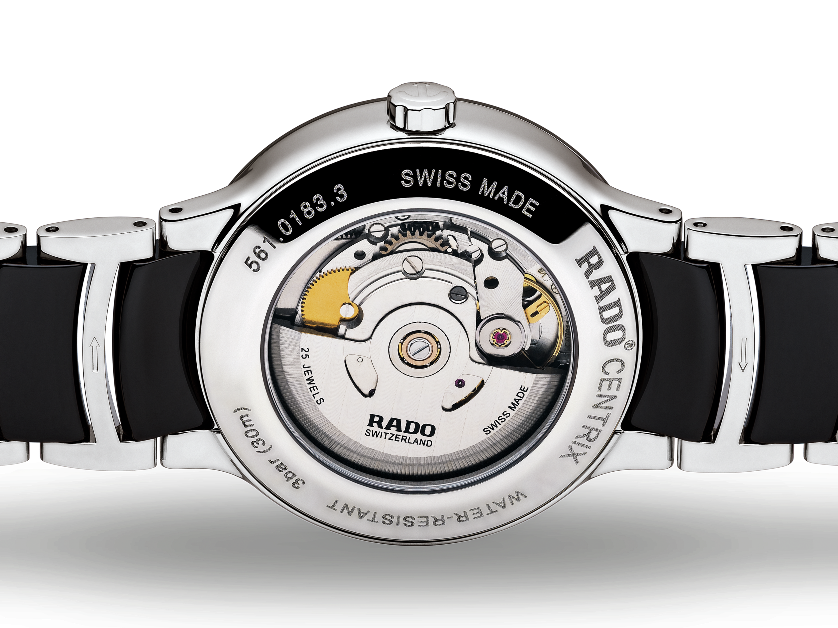 Rado Centrix Black Dial Unisex 38mm - view 2