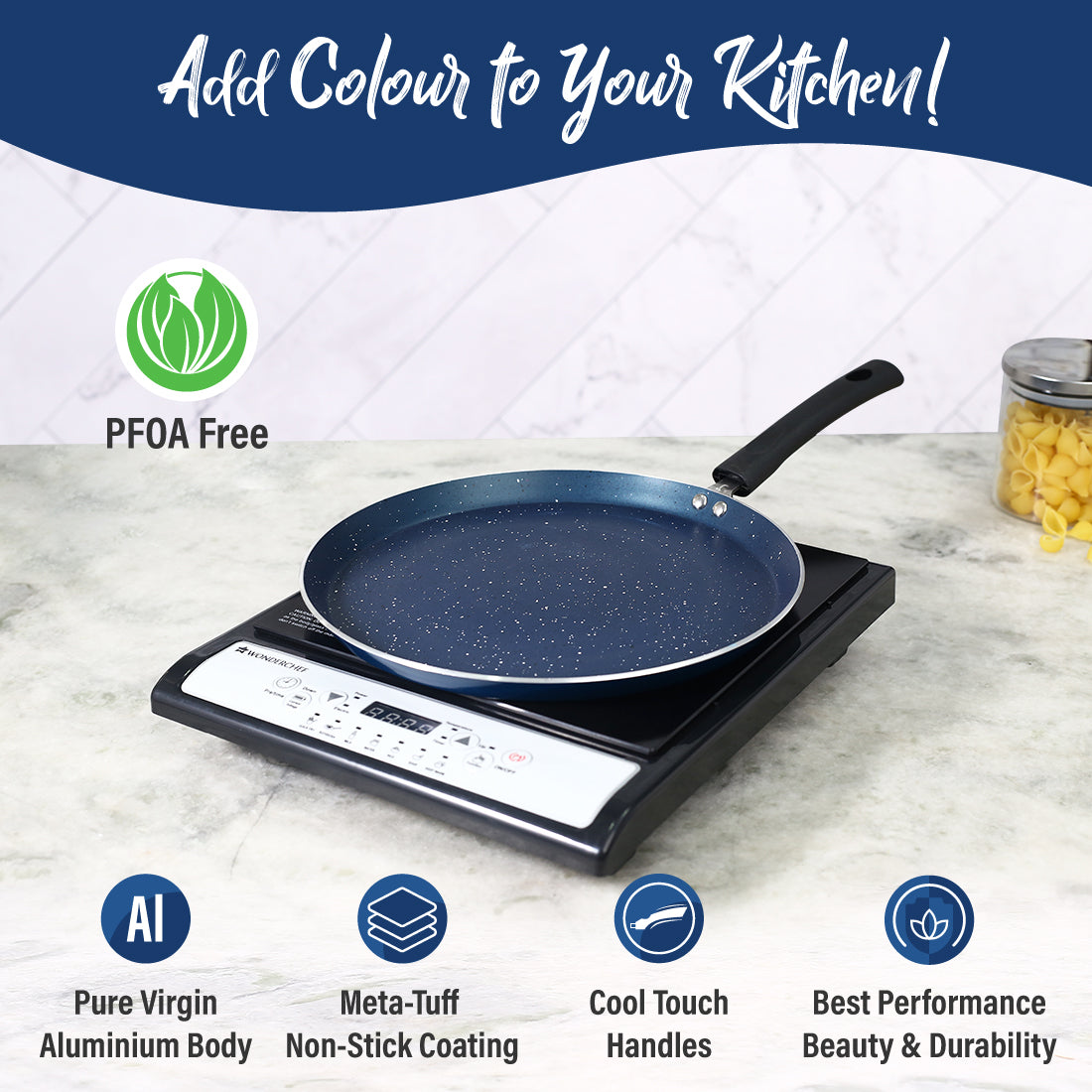 Wonderchef Renewed Galaxy Dosa Tawa | 28cm - view 4
