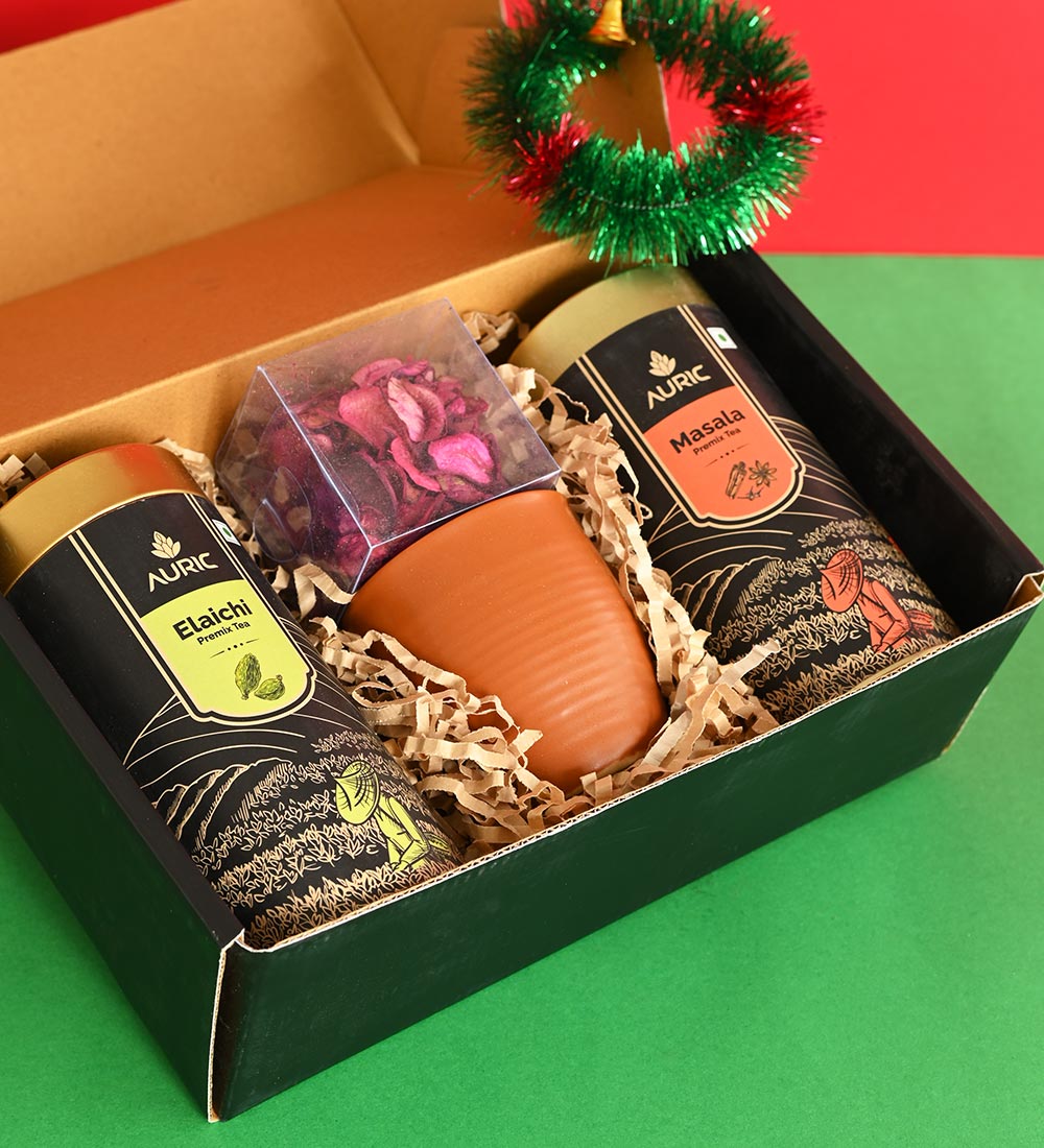 Ugaoo Jade Mini with Auric Premix Tea Gift Hamper - view 4
