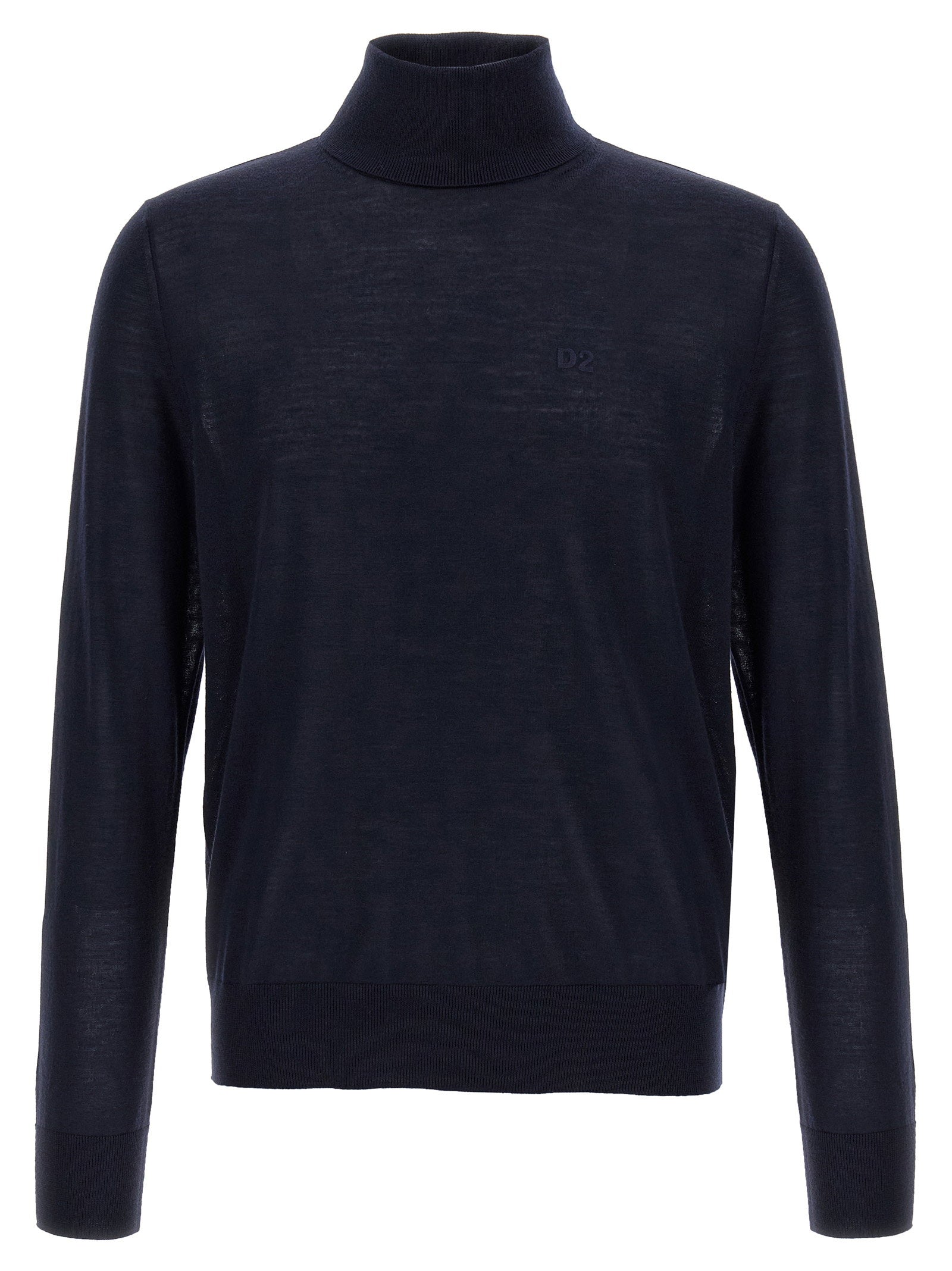 Dsquared2 D2 Turtleneck Sweater – 100% virgin wool