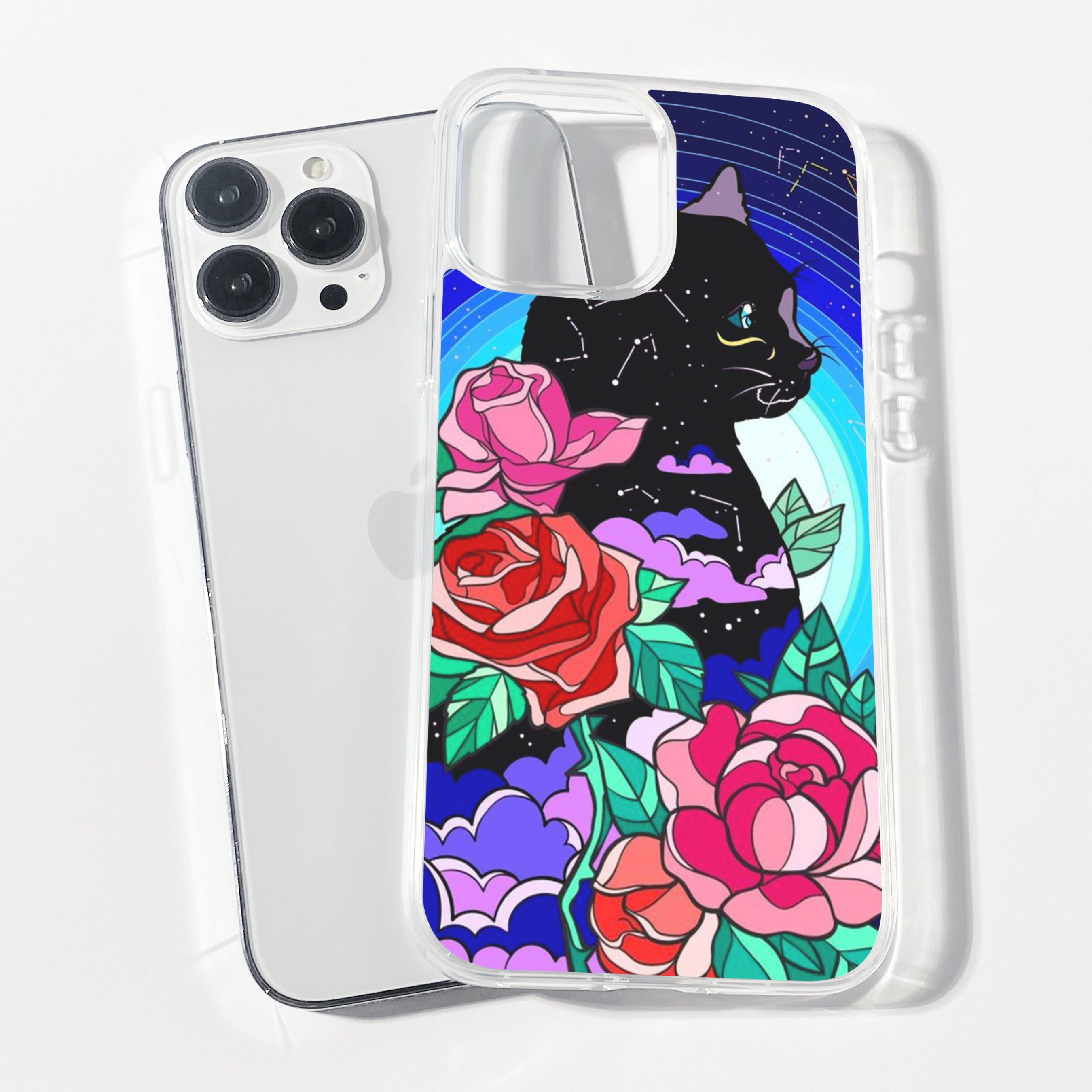 Casebasket Twilight Whiskers Clear Silicone Phone Cover