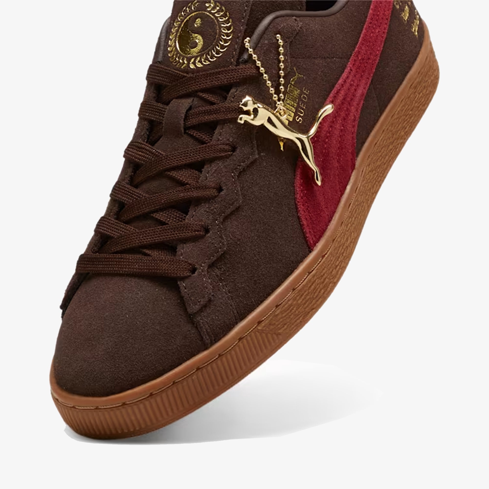 Puma | STAPLE B SUEDE { DARK CHOCOLATE-RHUBARB - view 2