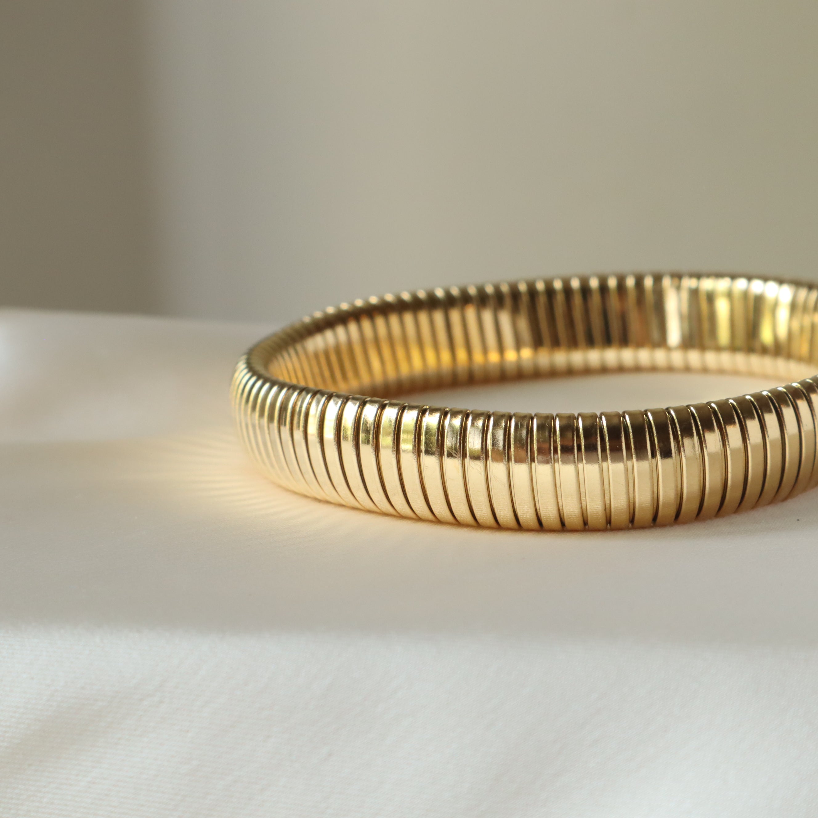 Ash Designs Berlin at Night 18K Gold Plated Bangle - view 2