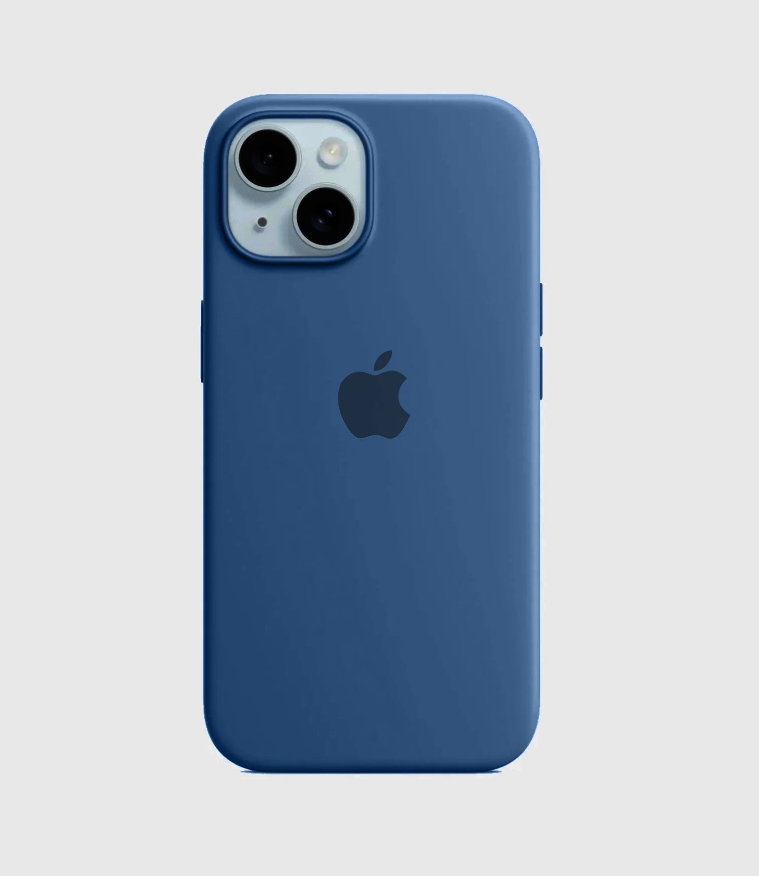 The Case Company Solid Winter Blue Soft Silicone iPhone Case