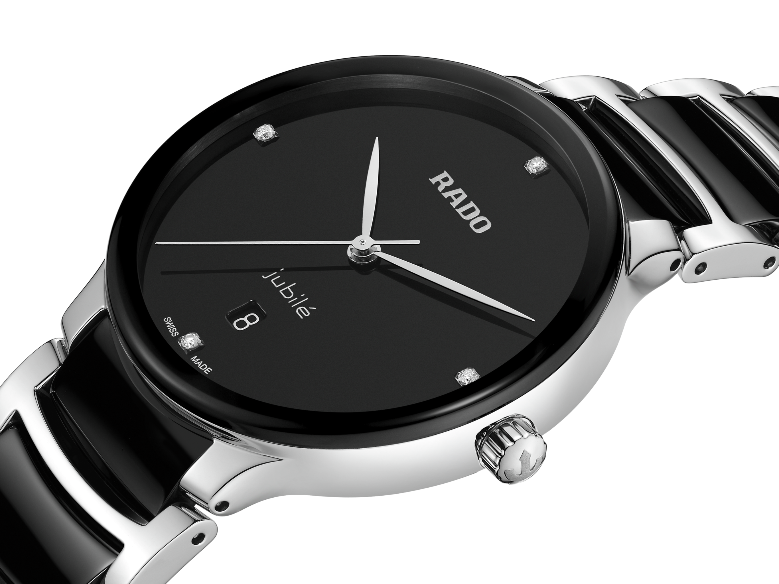 Rado Centrix Black Dial Unisex 39.5mm