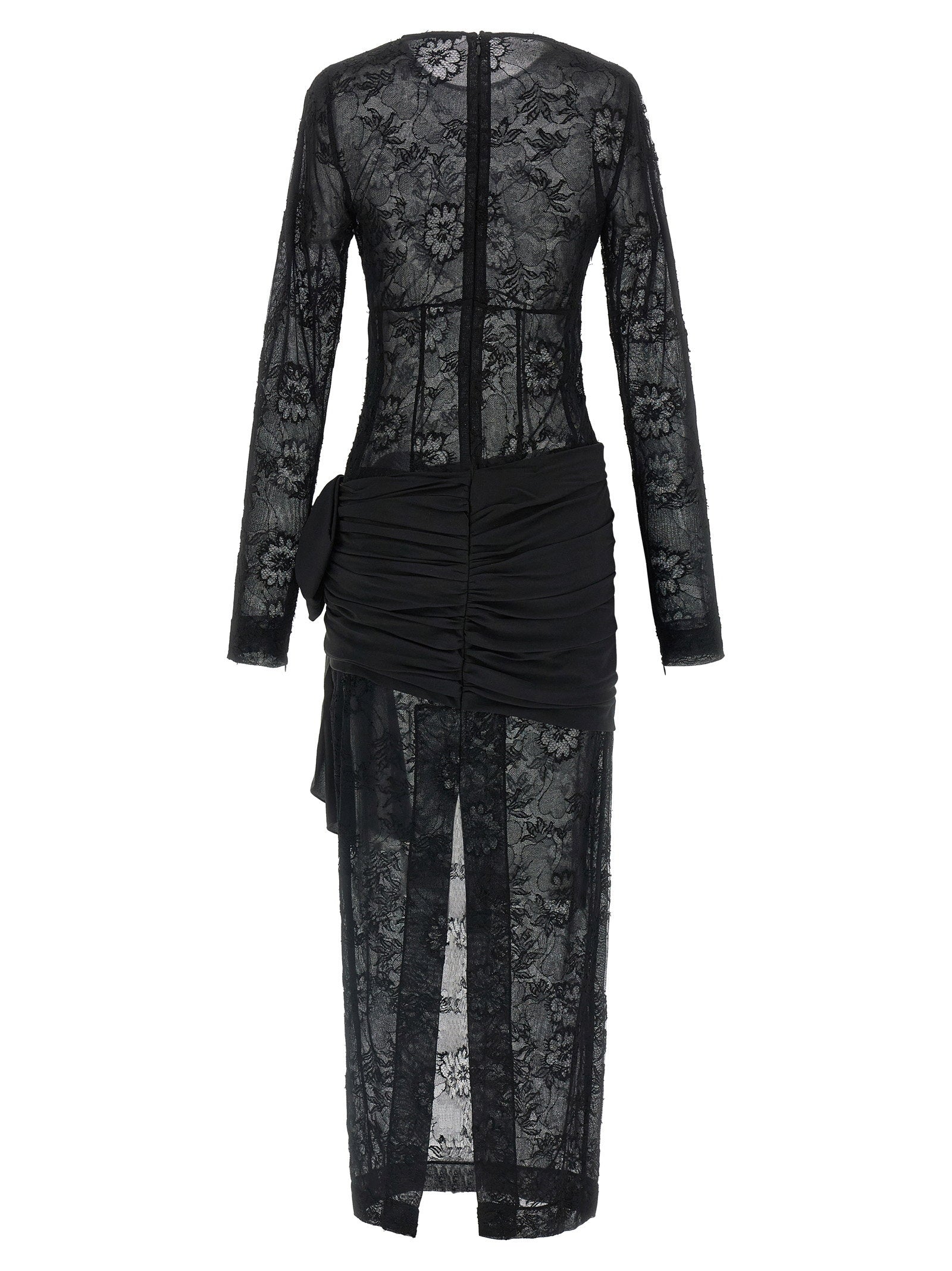 Alessandra Rich Lace Bustier Dress - view 2